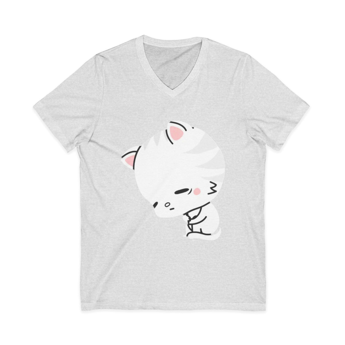 Unisex Jersey Short Sleeve V-Neck Tee