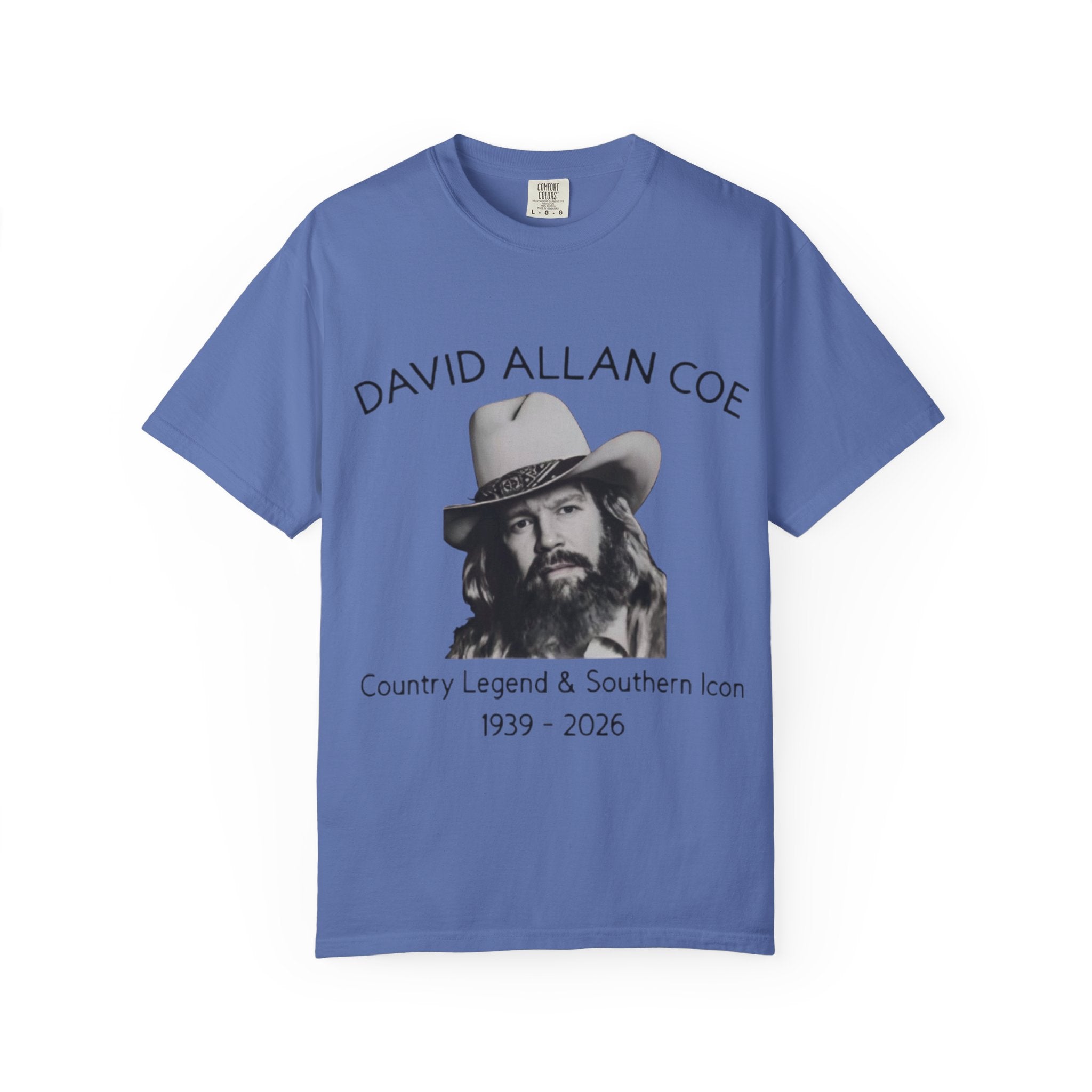 David Allan Coe Tribute T-Shirt – Vintage Cotton Memorial Tee