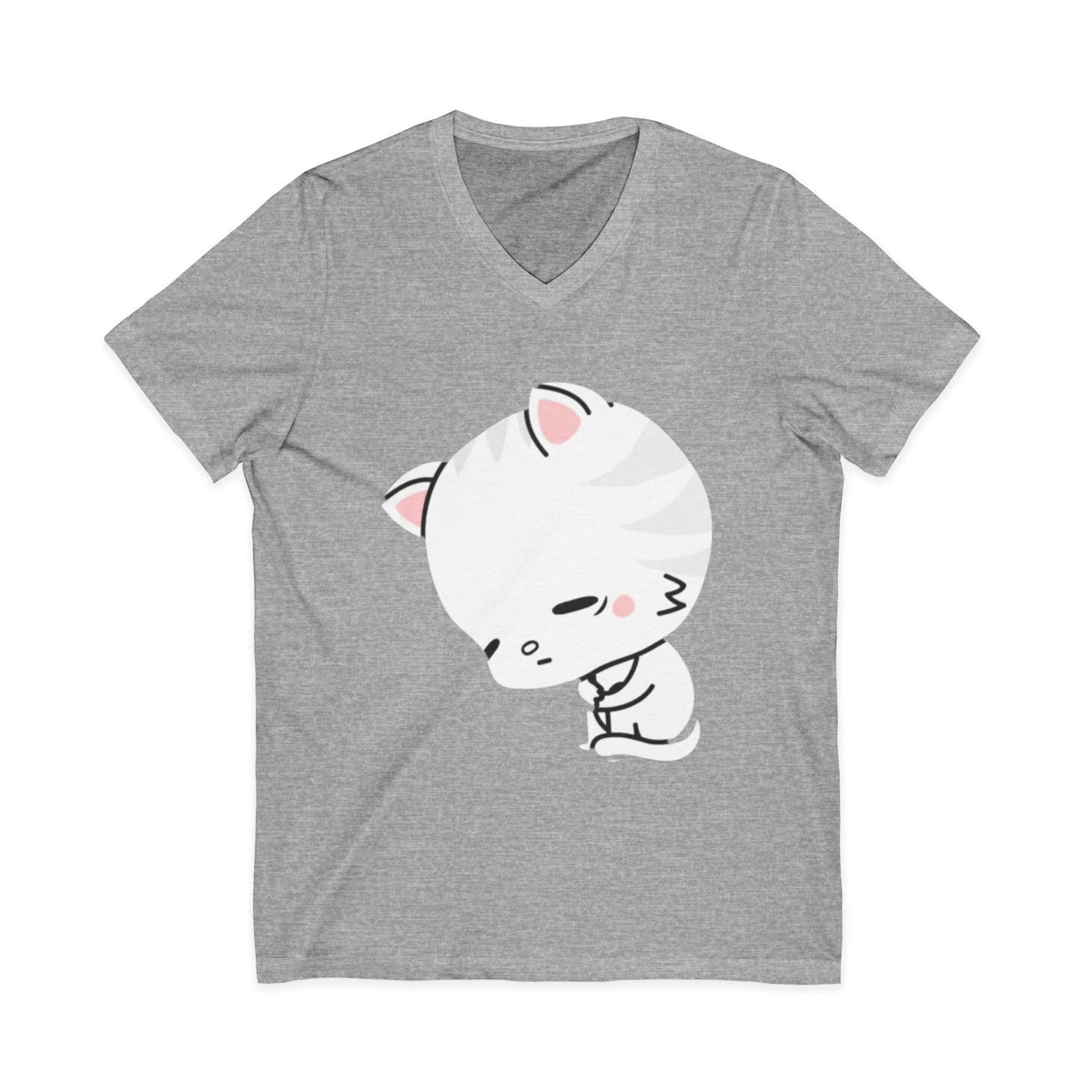 Unisex Jersey Short Sleeve V-Neck Tee