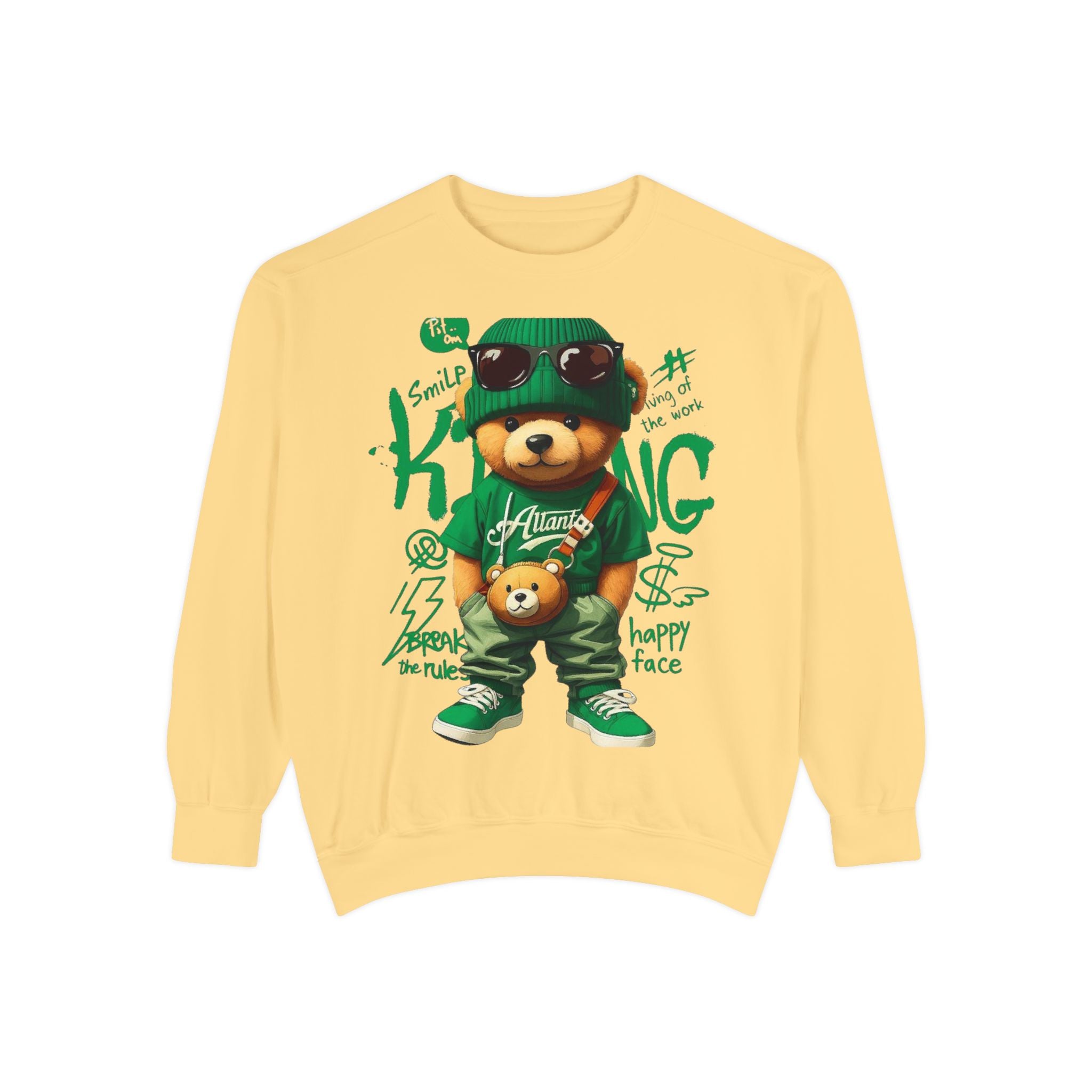 Bear Graphic Cotton Sweatshirt