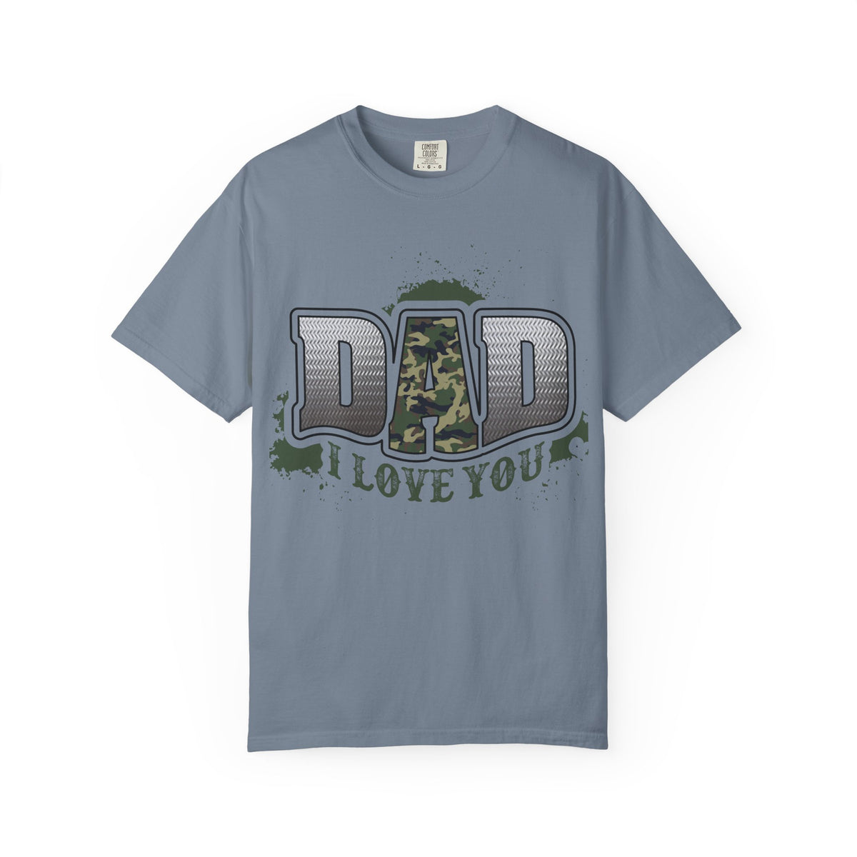Dad I Love You Camo Graphic T-Shirt
