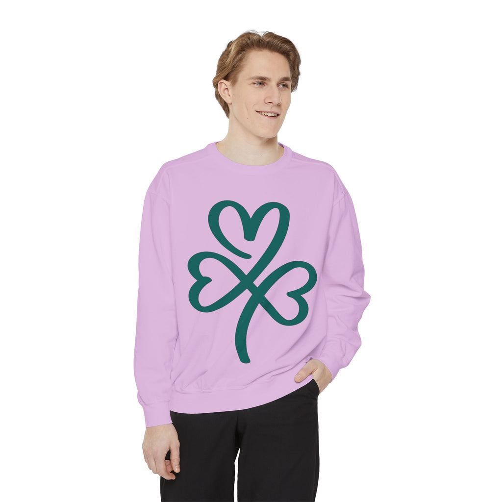 Heart Clover Cotton Sweatshirt
