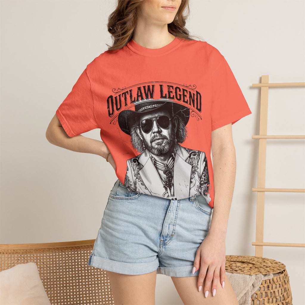 Outlaw Legend Tribute T-Shirt — David Allan Coe Memorial Graphic Tee