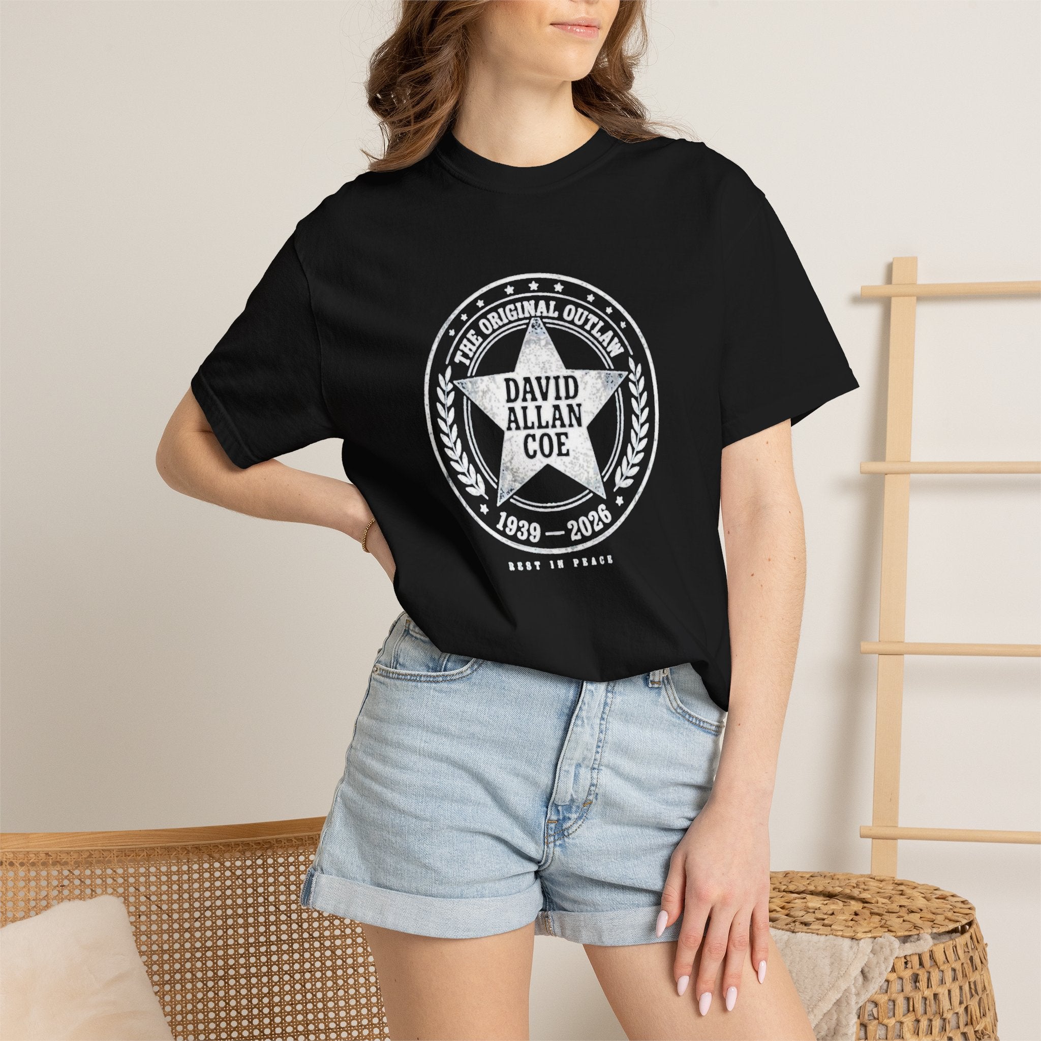 Distressed Star Seal T-Shirt — Vintage Americana Graphic Tee