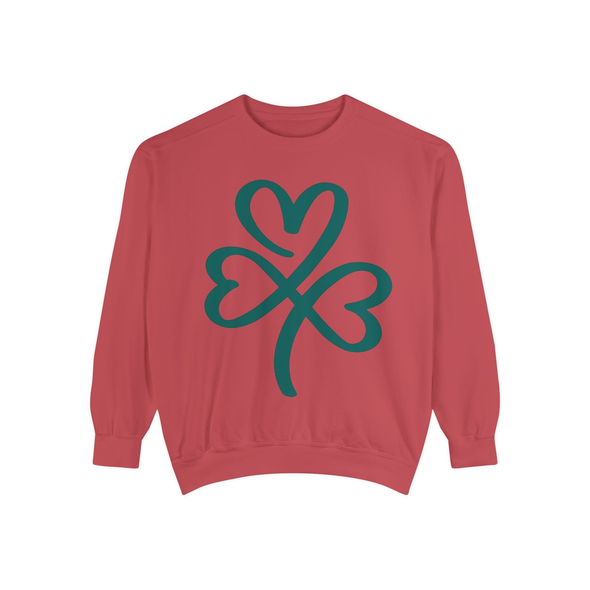 Heart Clover Cotton Sweatshirt