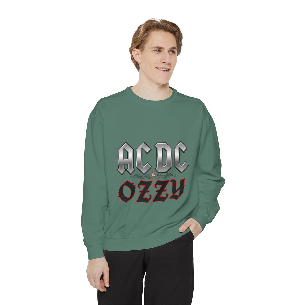 AC/DC x Ozzy Rock Crewneck Sweatshirt