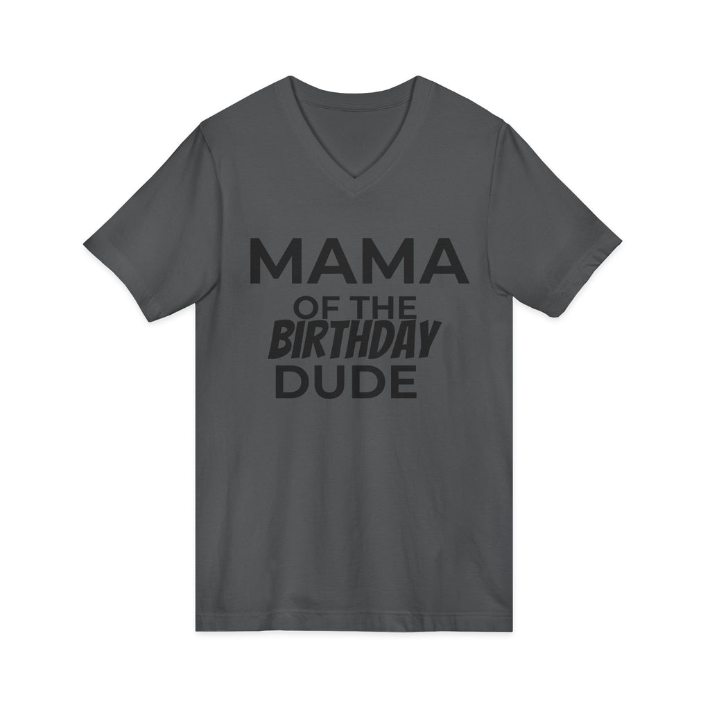 Birthday Mama Cotton V-Neck