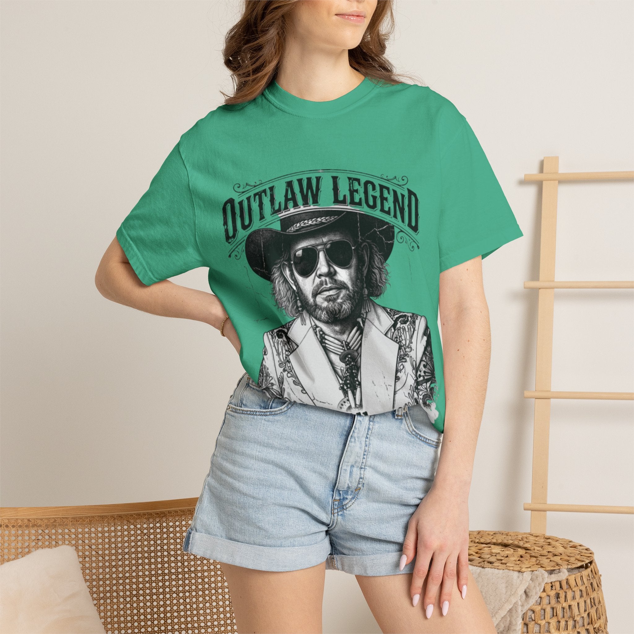 Outlaw Legend Tribute T-Shirt — David Allan Coe Memorial Graphic Tee
