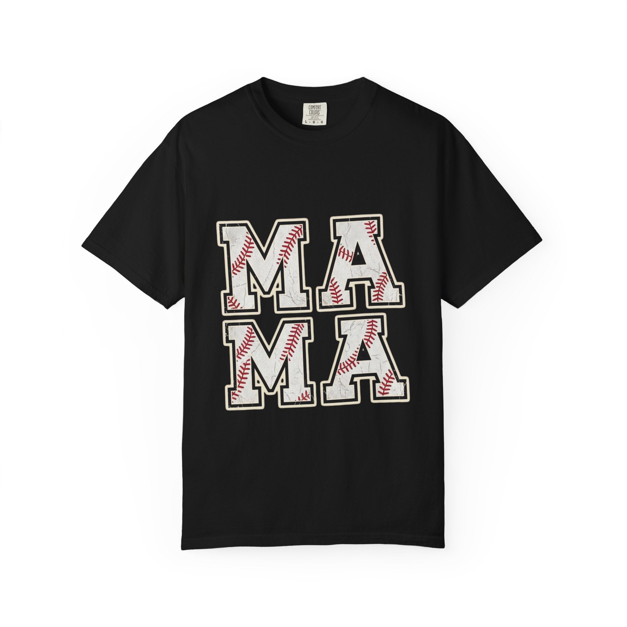 Vintage Cotton Baseball Mom Tee