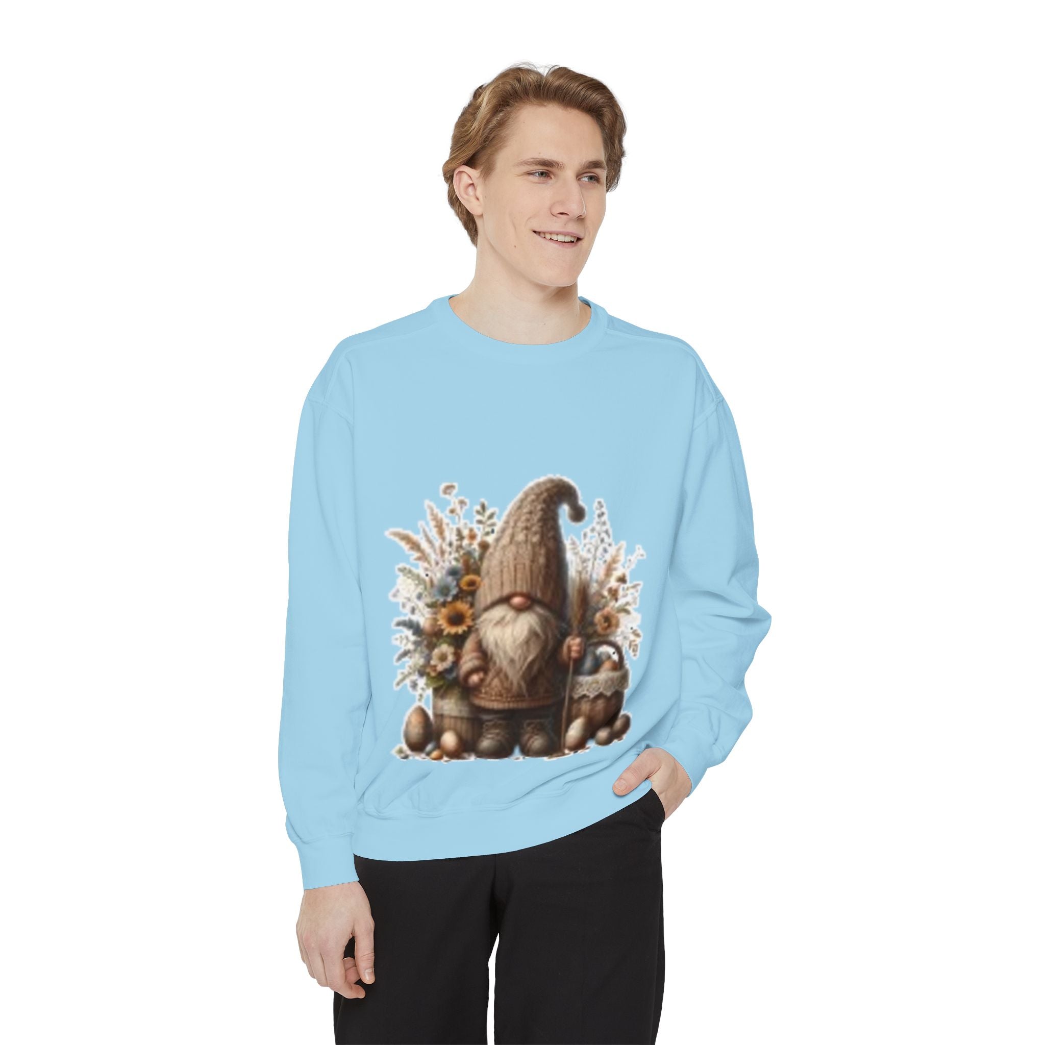 Garment-Dyed Cotton Sweatshirt