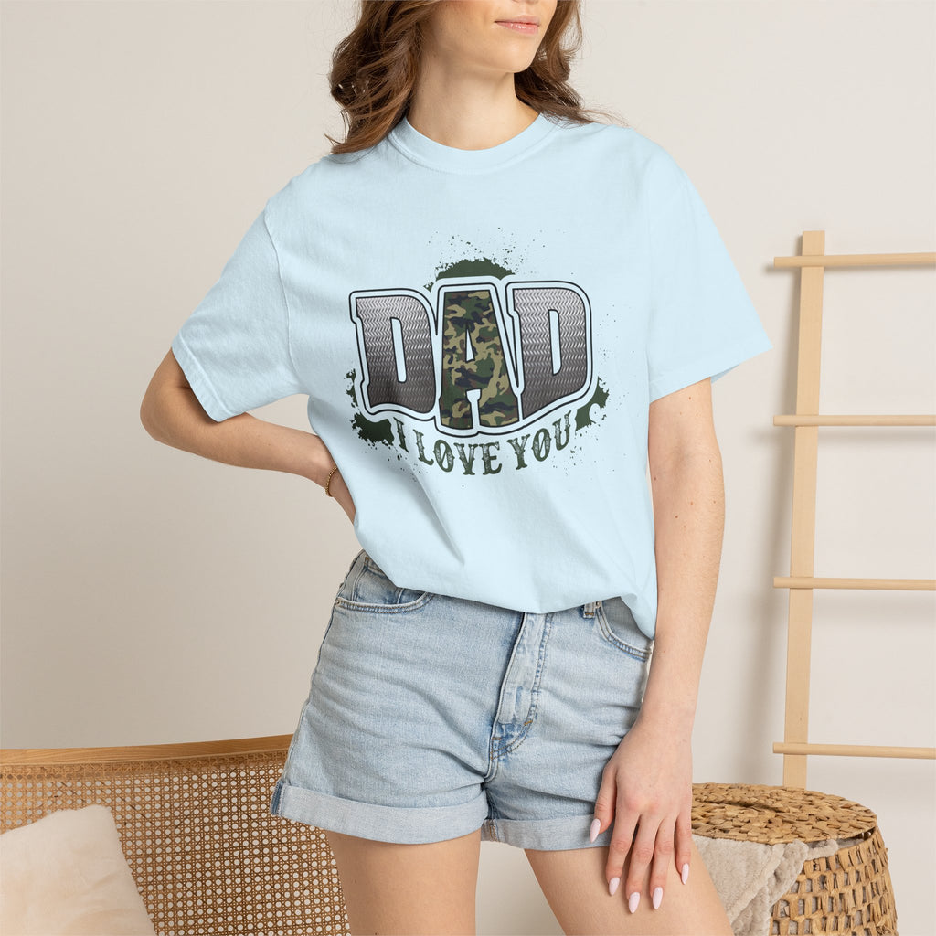 Dad I Love You Camo T-Shirt