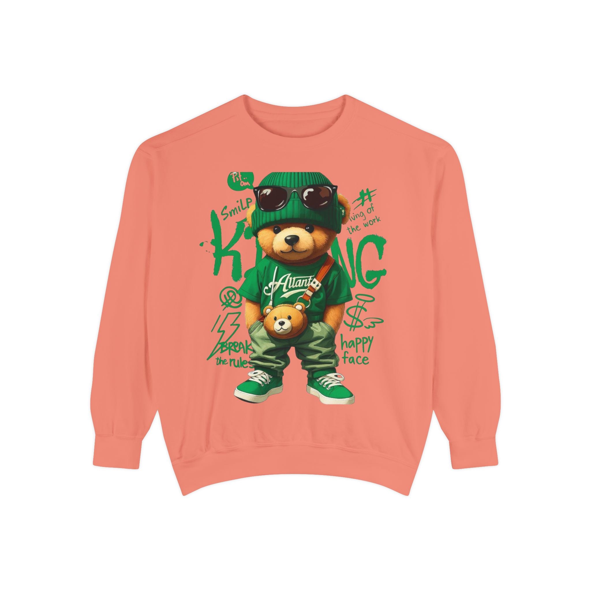 Bear Graphic Cotton Sweatshirt