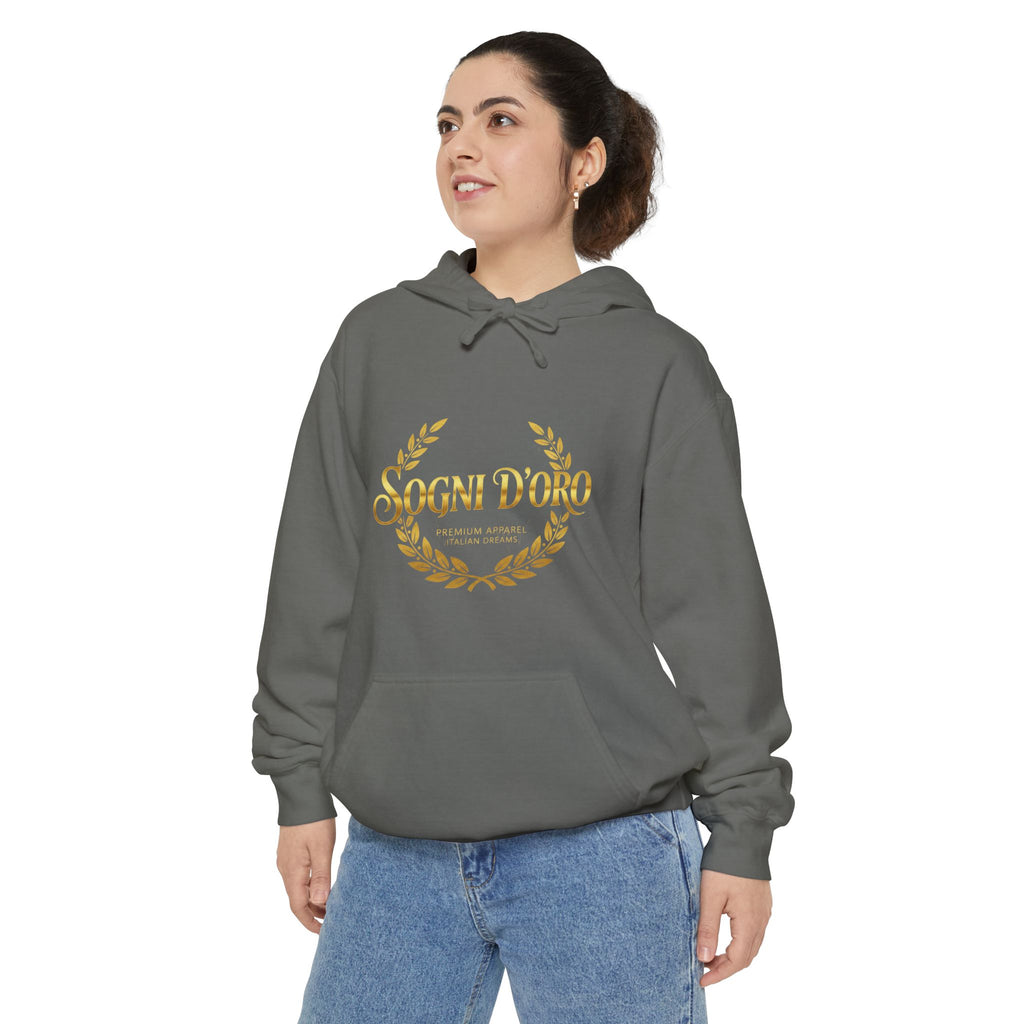 Garment-Dyed Fleece Hoodie