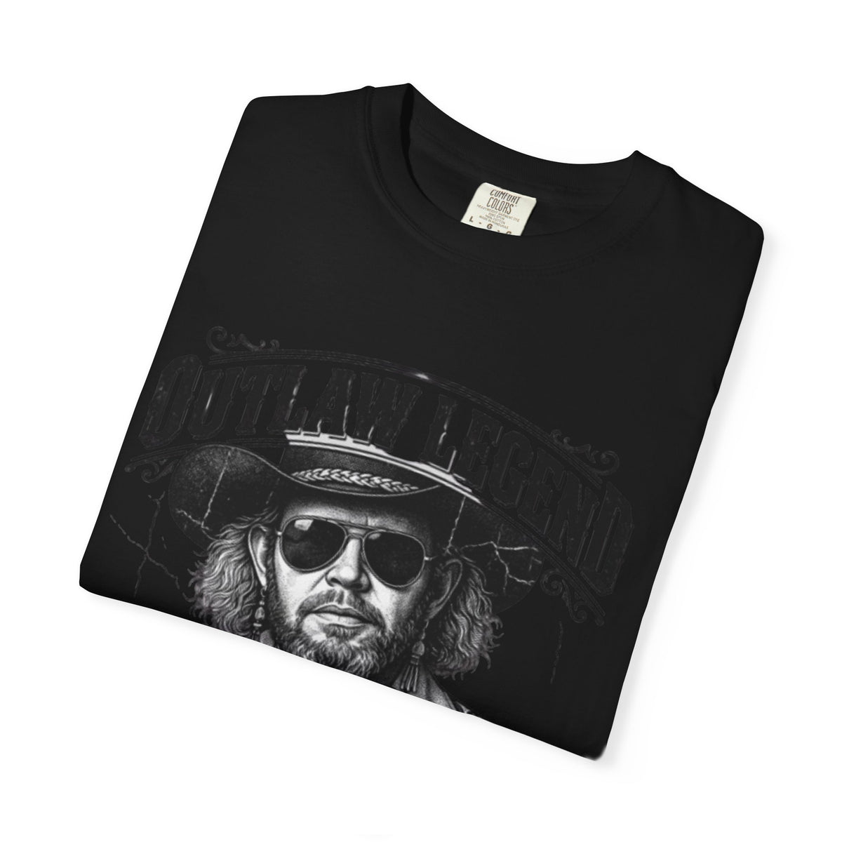 Outlaw Legend Tribute T-Shirt — David Allan Coe Memorial Graphic Tee