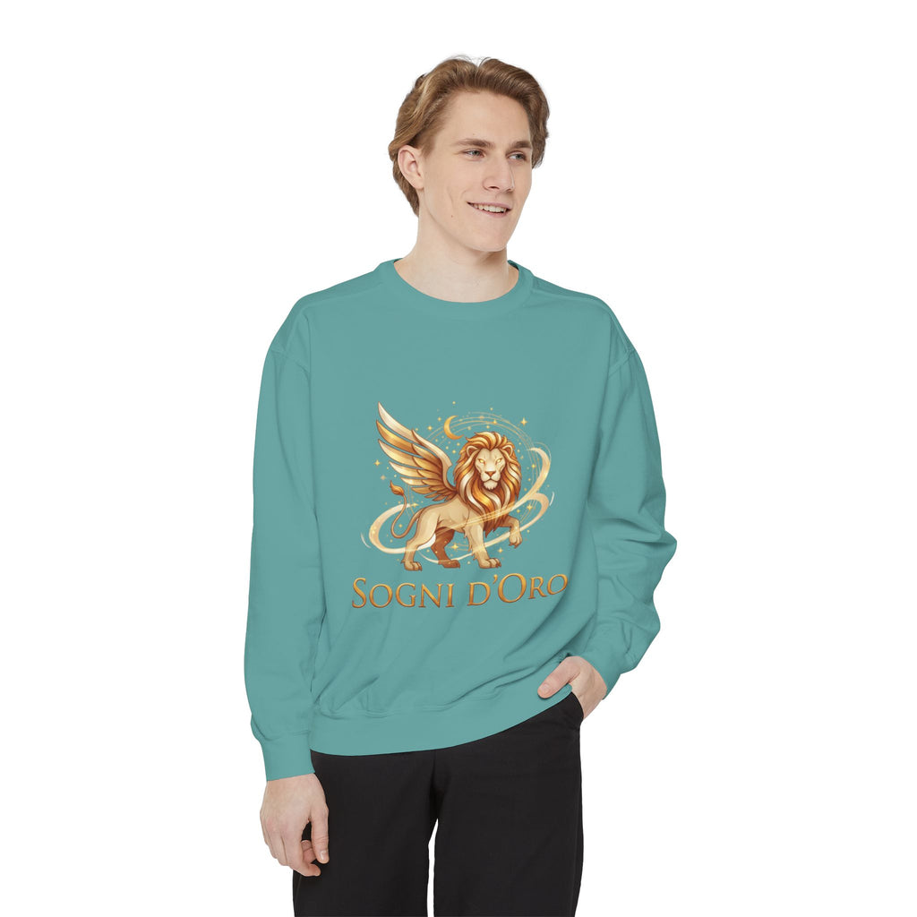 Garment-Dyed Lion Sweatshirt