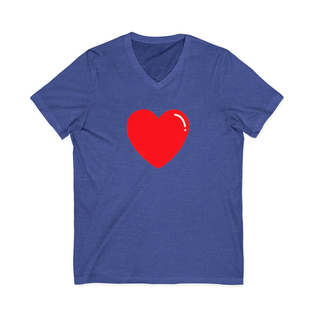 Unisex Jersey Short Sleeve V-Neck Tee