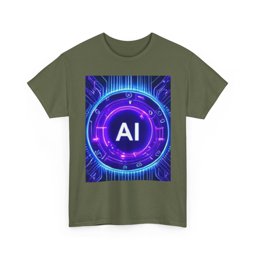 AI Circuit Tee — Futuristic Tech Graphic T-Shirt
