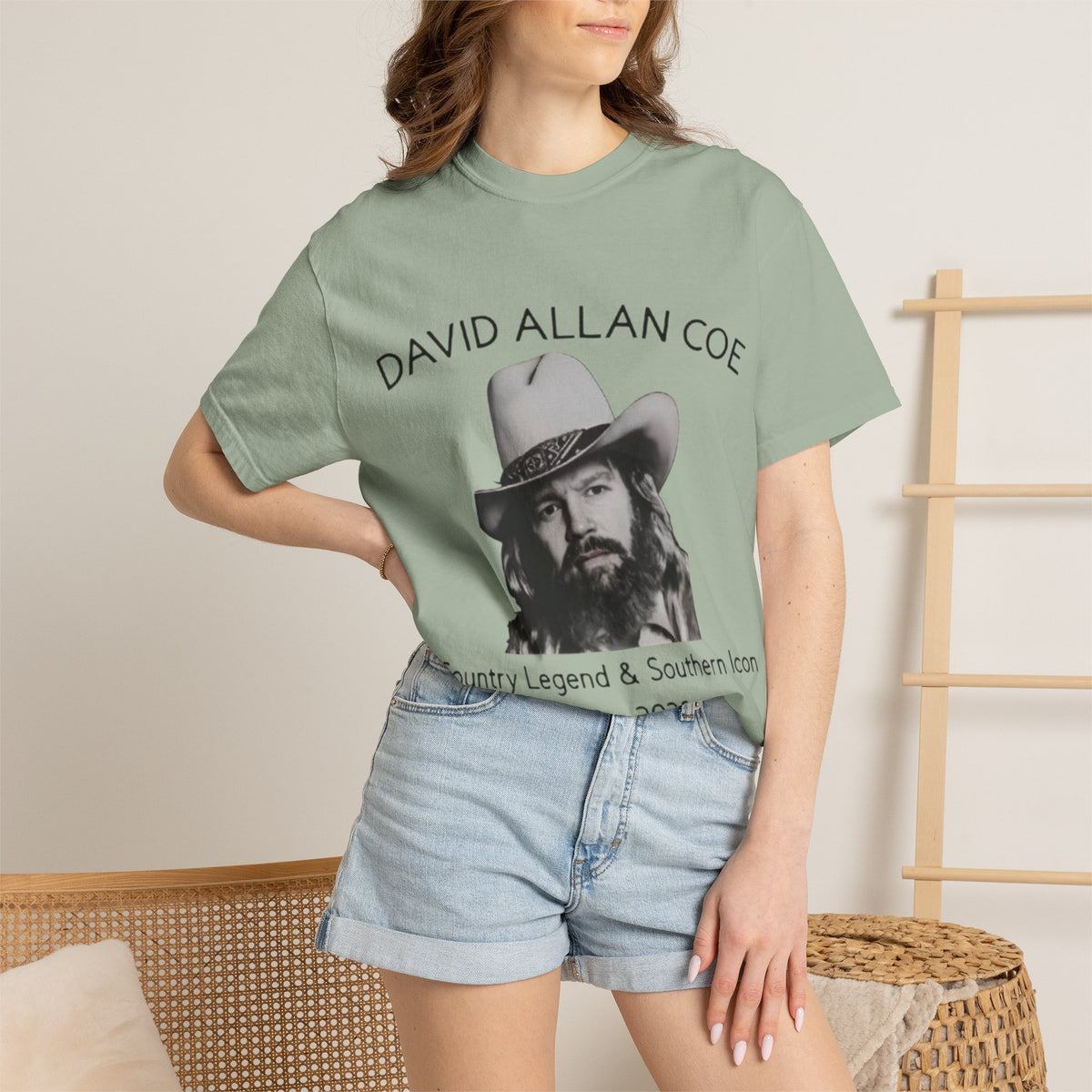 David Allan Coe Tribute T-Shirt — Country Legend Memorial Tee (1939–2026)