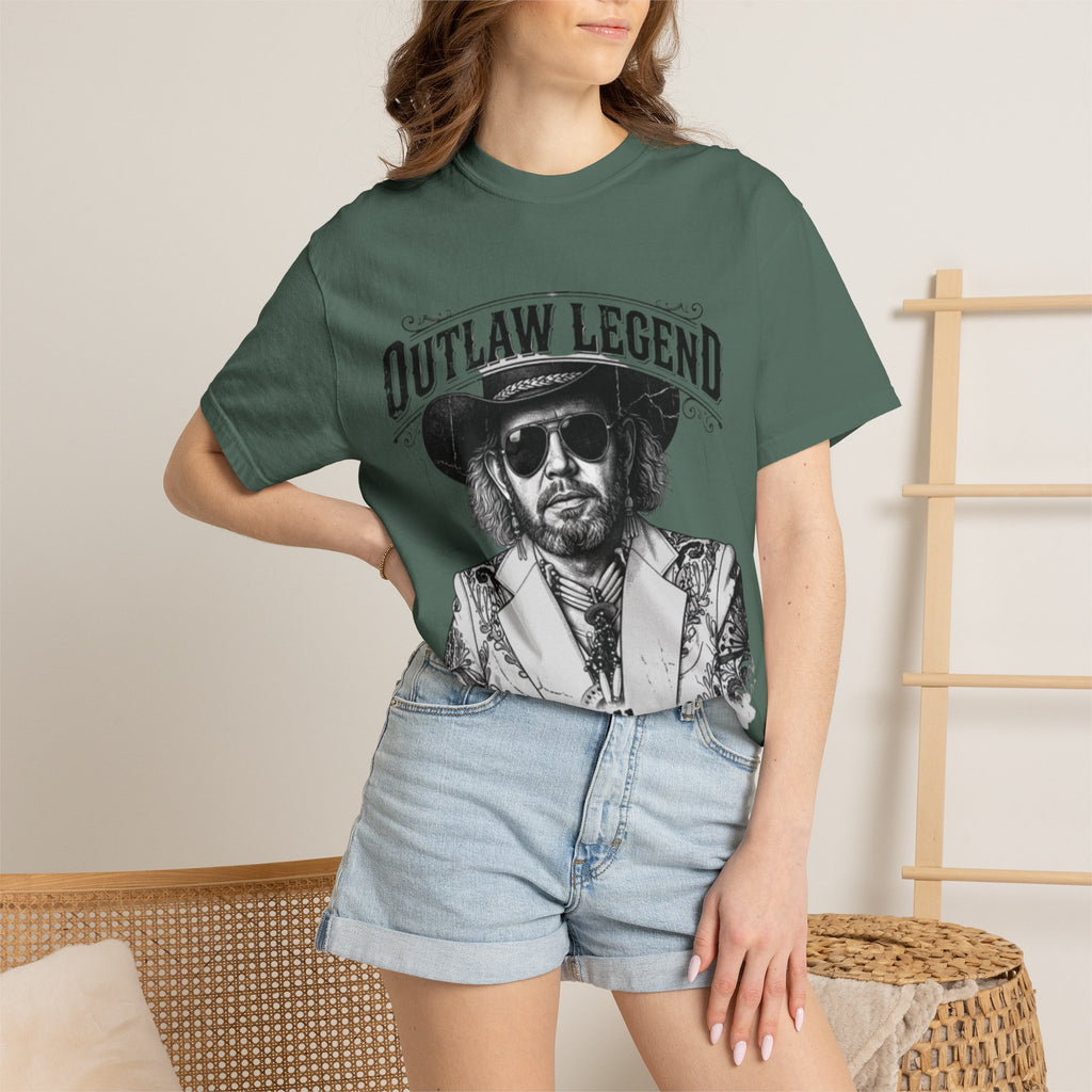 Outlaw Legend Tribute T-Shirt — David Allan Coe Memorial Graphic Tee