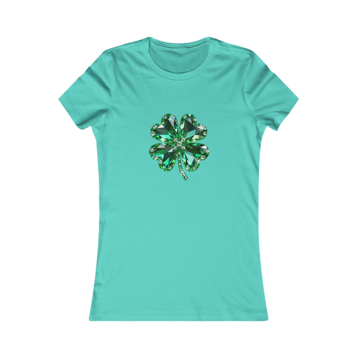 Women's T‑Shirt — Green Shamrock Clover Graphic St. Patrick's Day Tee