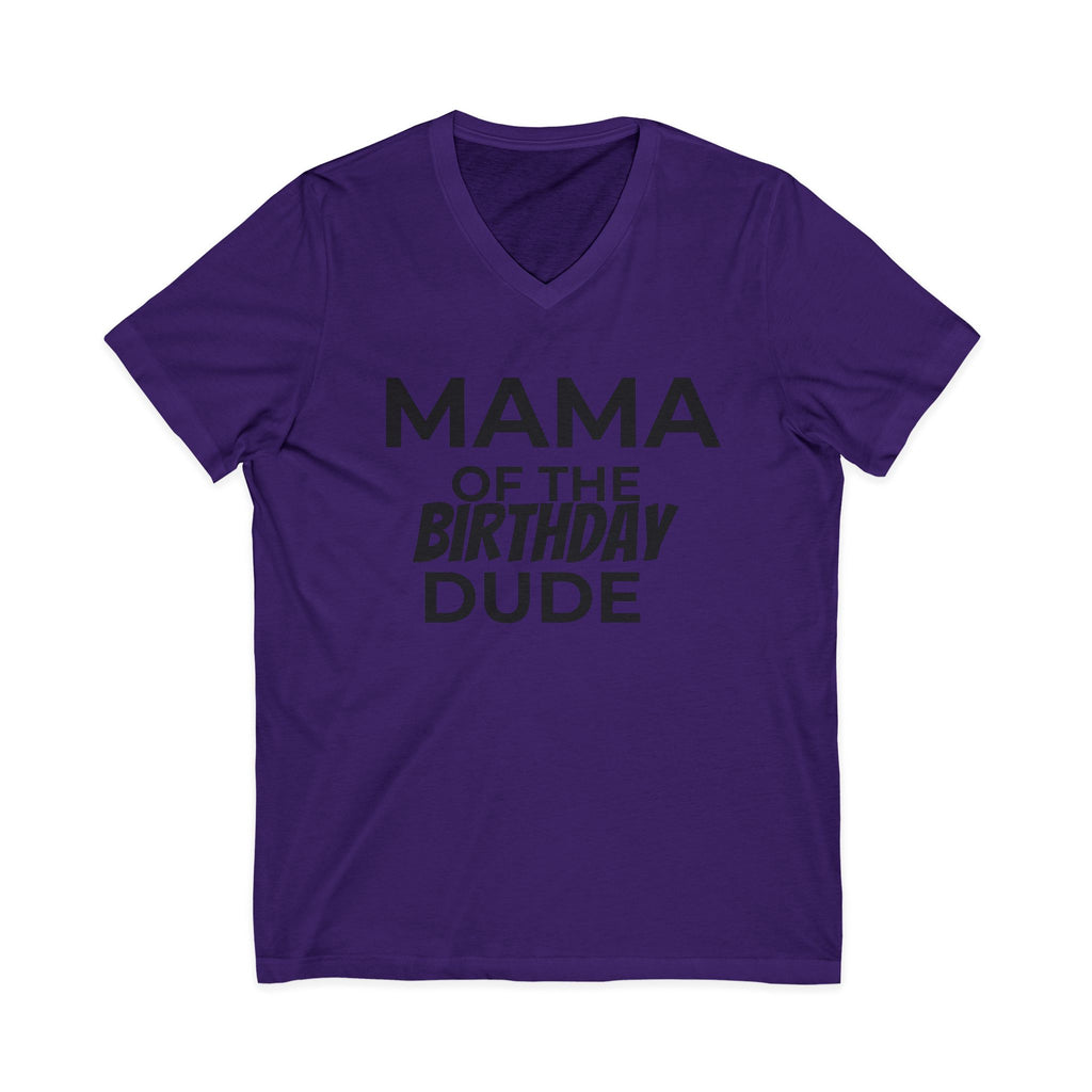 Birthday Mama Cotton V-Neck