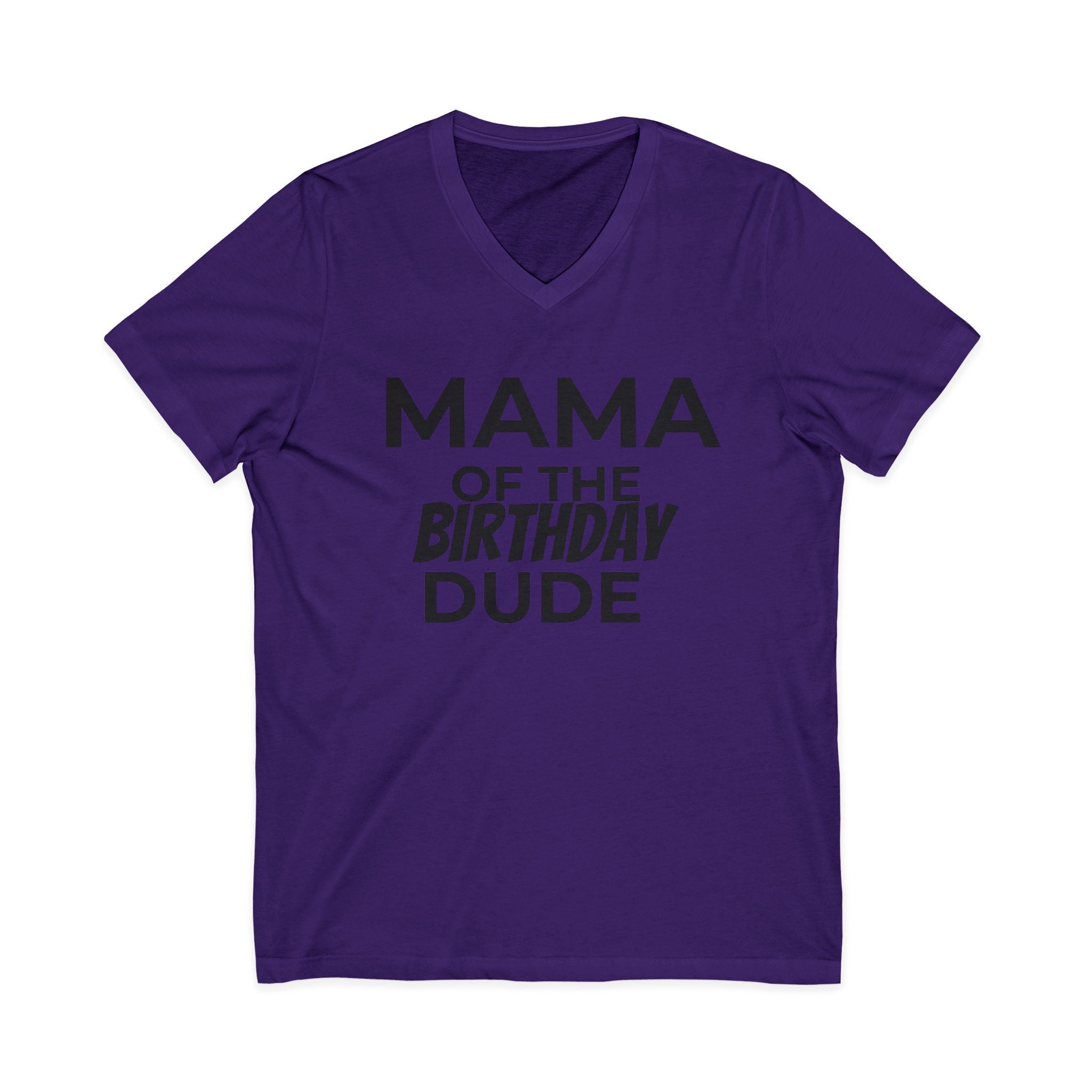 Birthday Mama Cotton V-Neck