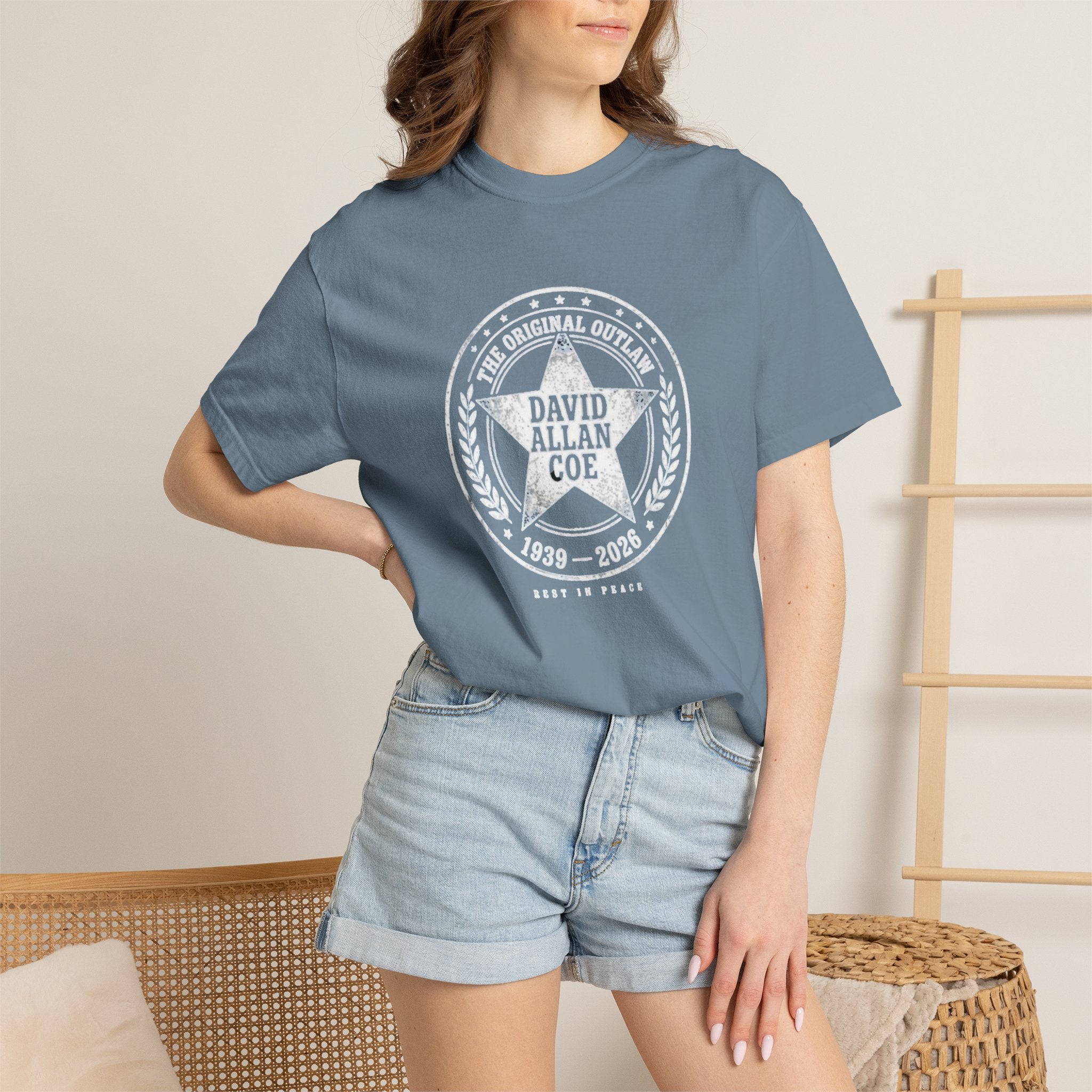 Distressed Star Seal T-Shirt — Vintage Americana Graphic Tee