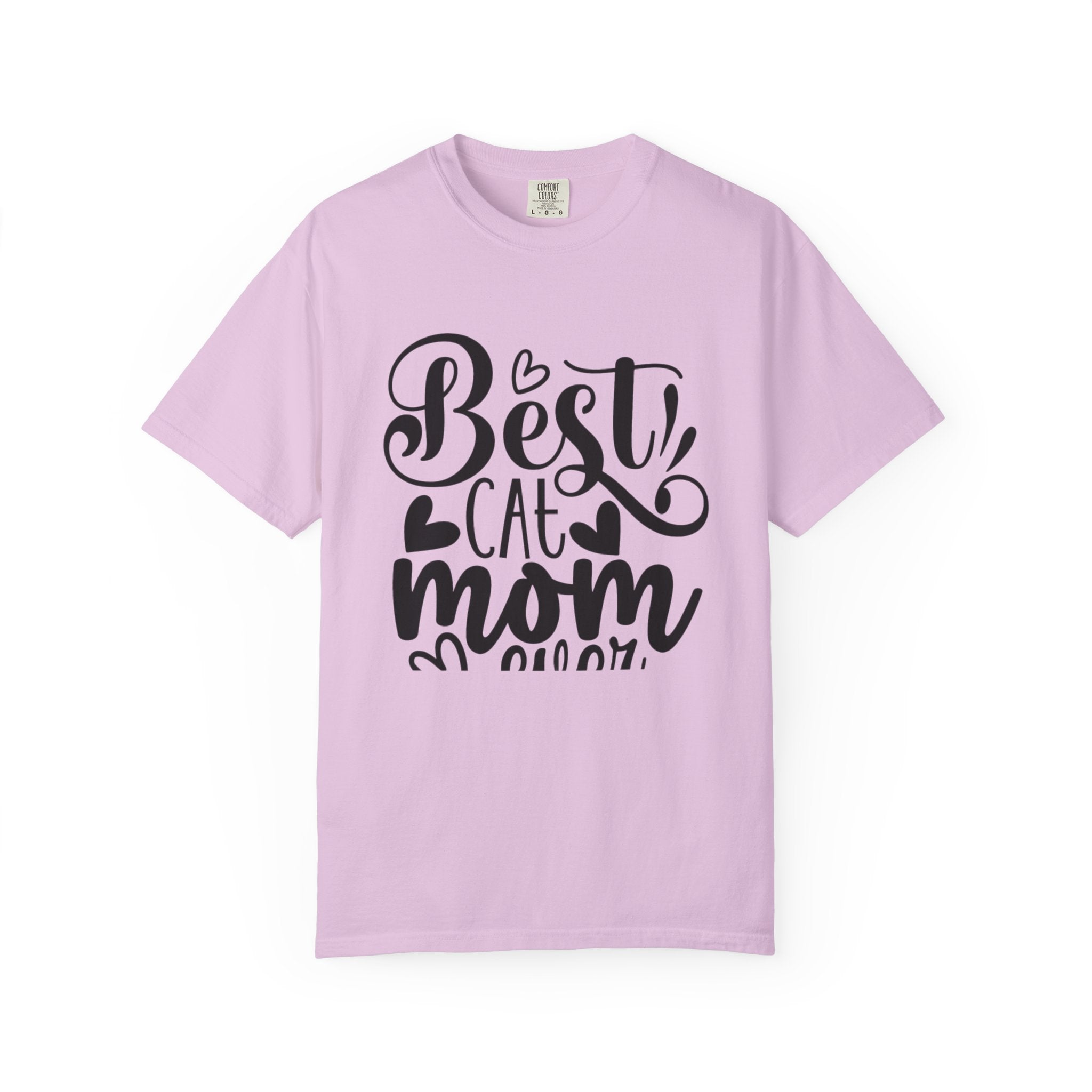 Garment-Dyed Cat Mom Tee