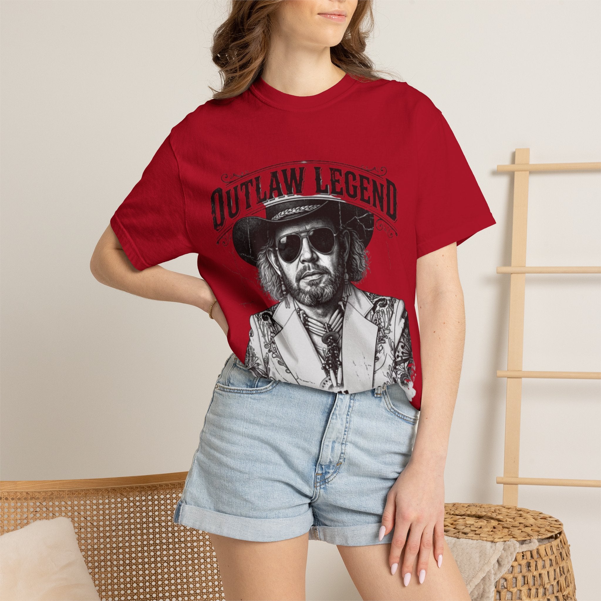 Outlaw Legend Tribute T-Shirt — David Allan Coe Memorial Graphic Tee