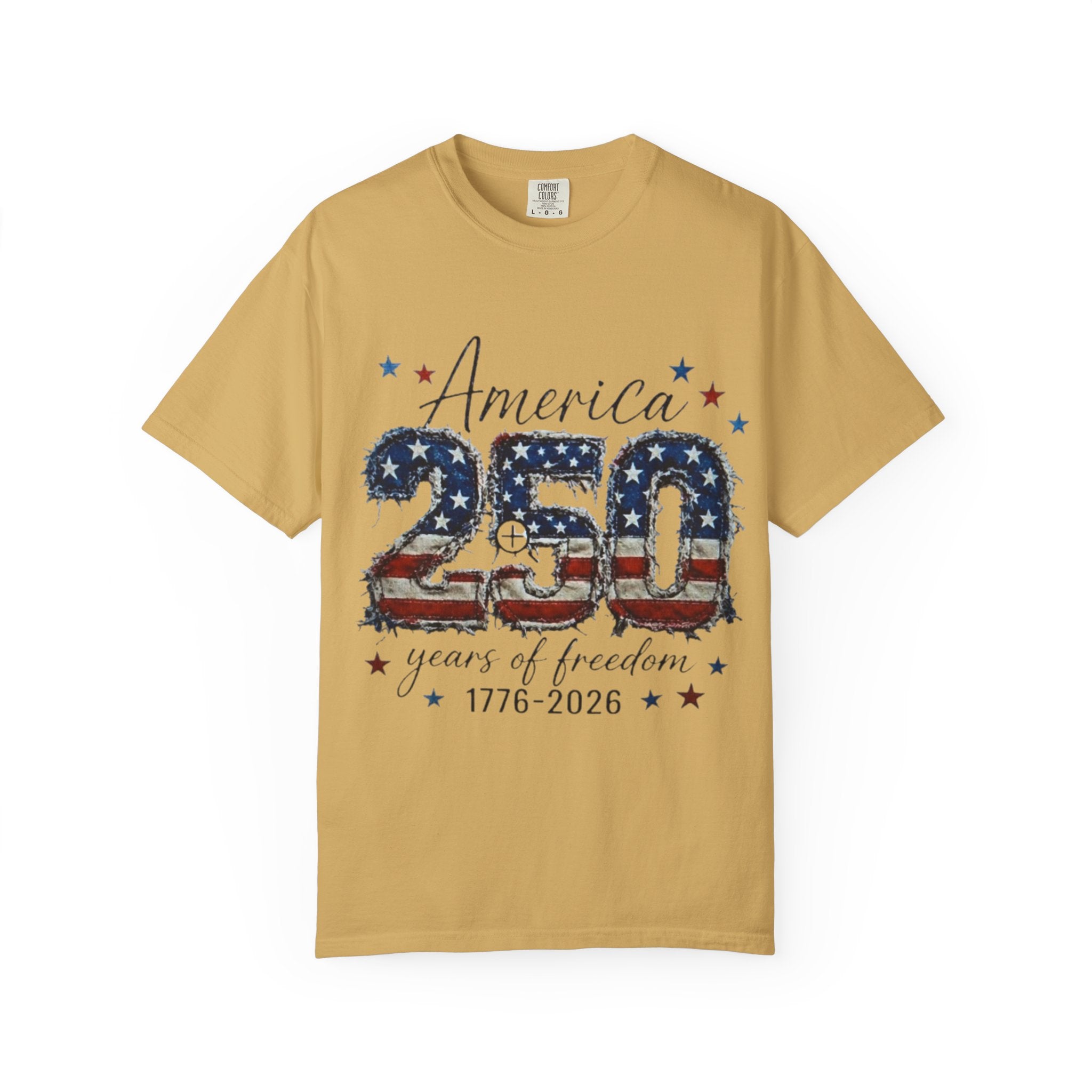 America 250 T-Shirt — 1776–2026 Stars & Stripes Patriotic Tee