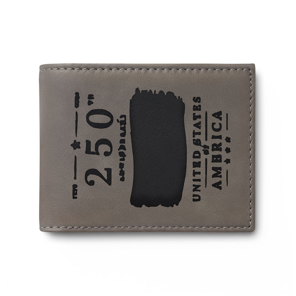 Vintage Stamp Bi-Fold Wallet