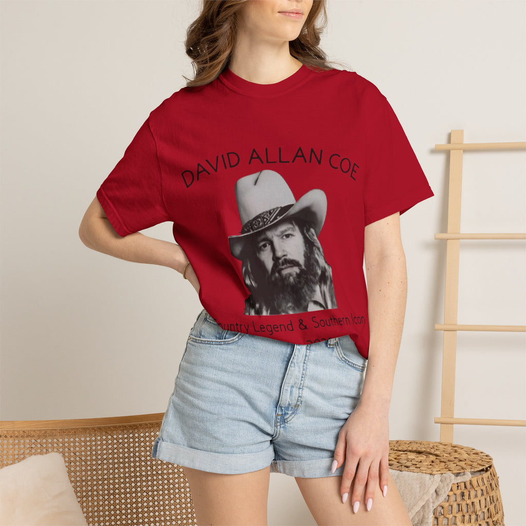 David Allan Coe Tribute T-Shirt – Country Legend Memorial