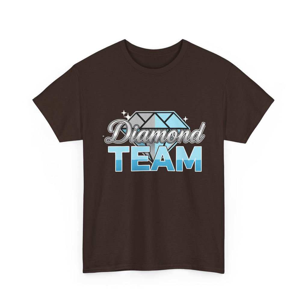 Diamond Team T-Shirt — Blue Gem Graphic Tee