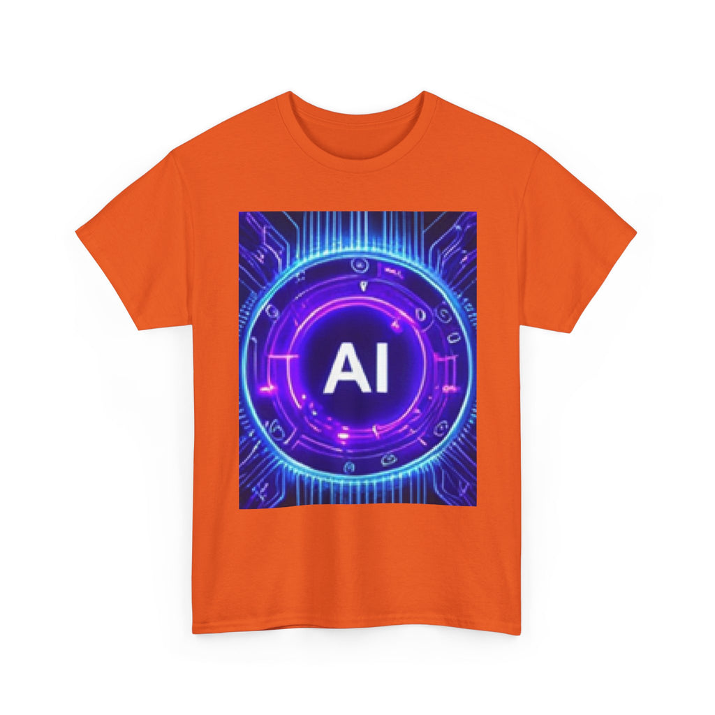 AI Circuit Tee — Futuristic Tech Graphic T-Shirt