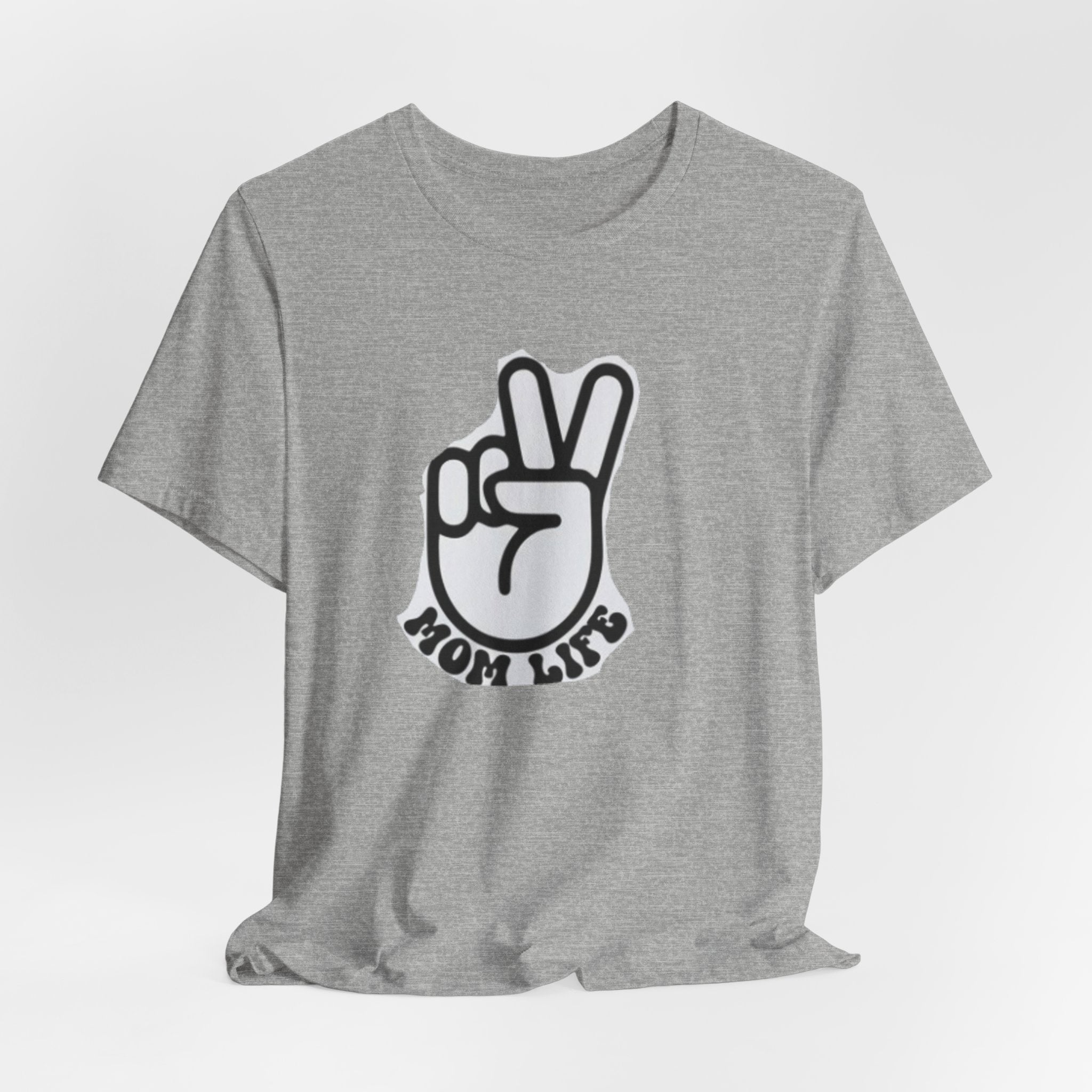 Mom Life Peace Sign T-Shirt