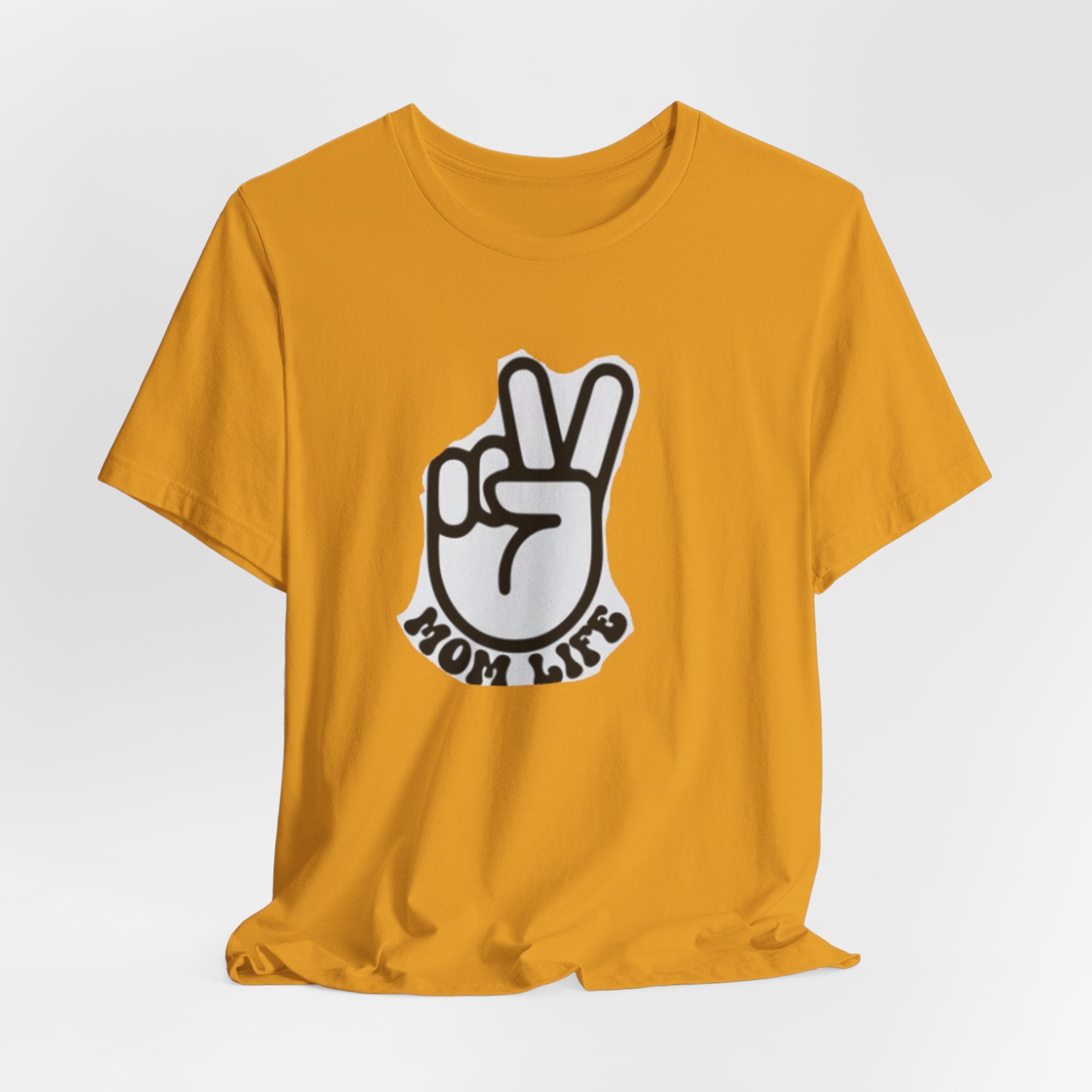 Mom Life Peace Sign T-Shirt