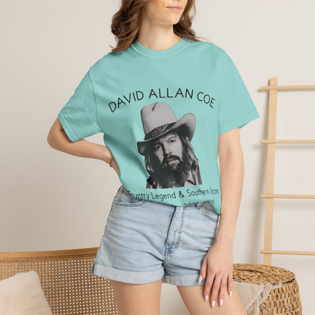David Allan Coe Tribute T-Shirt – Vintage Cotton Memorial Tee