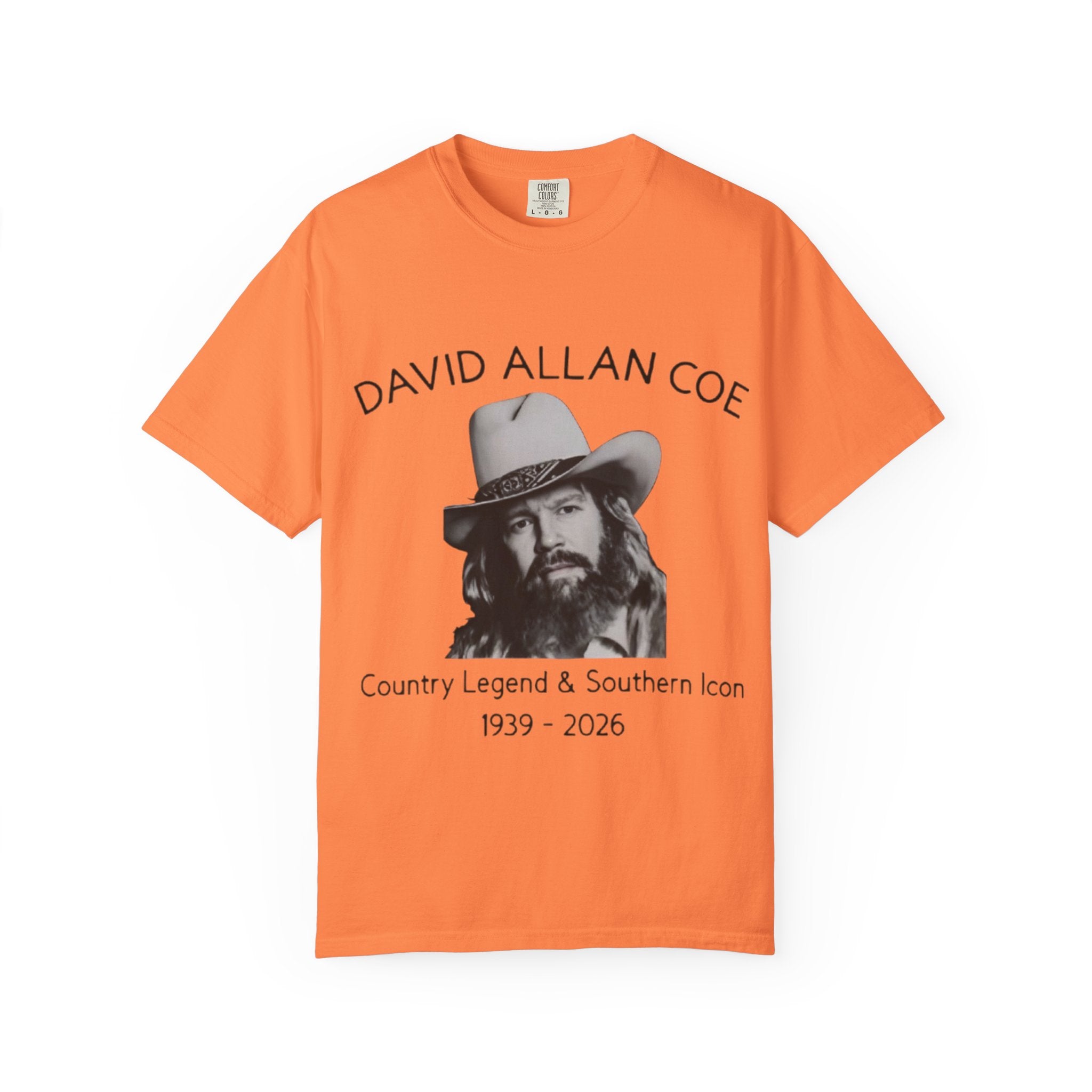 David Allan Coe Tribute T-Shirt – Country Legend Memorial