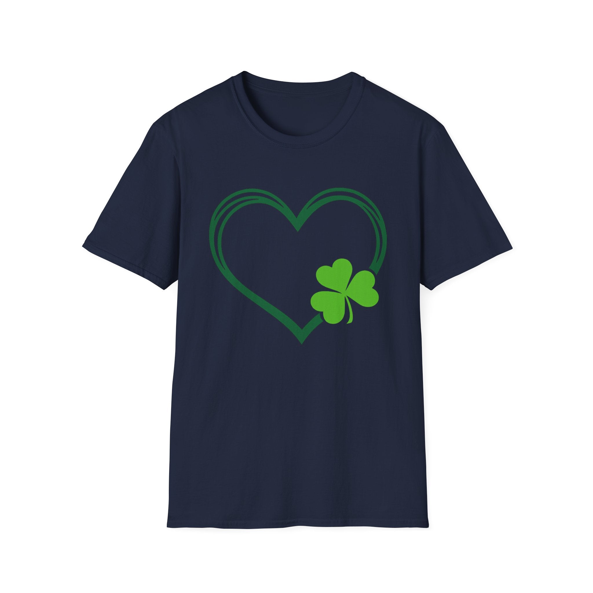 Soft Cotton Shamrock Heart Tee