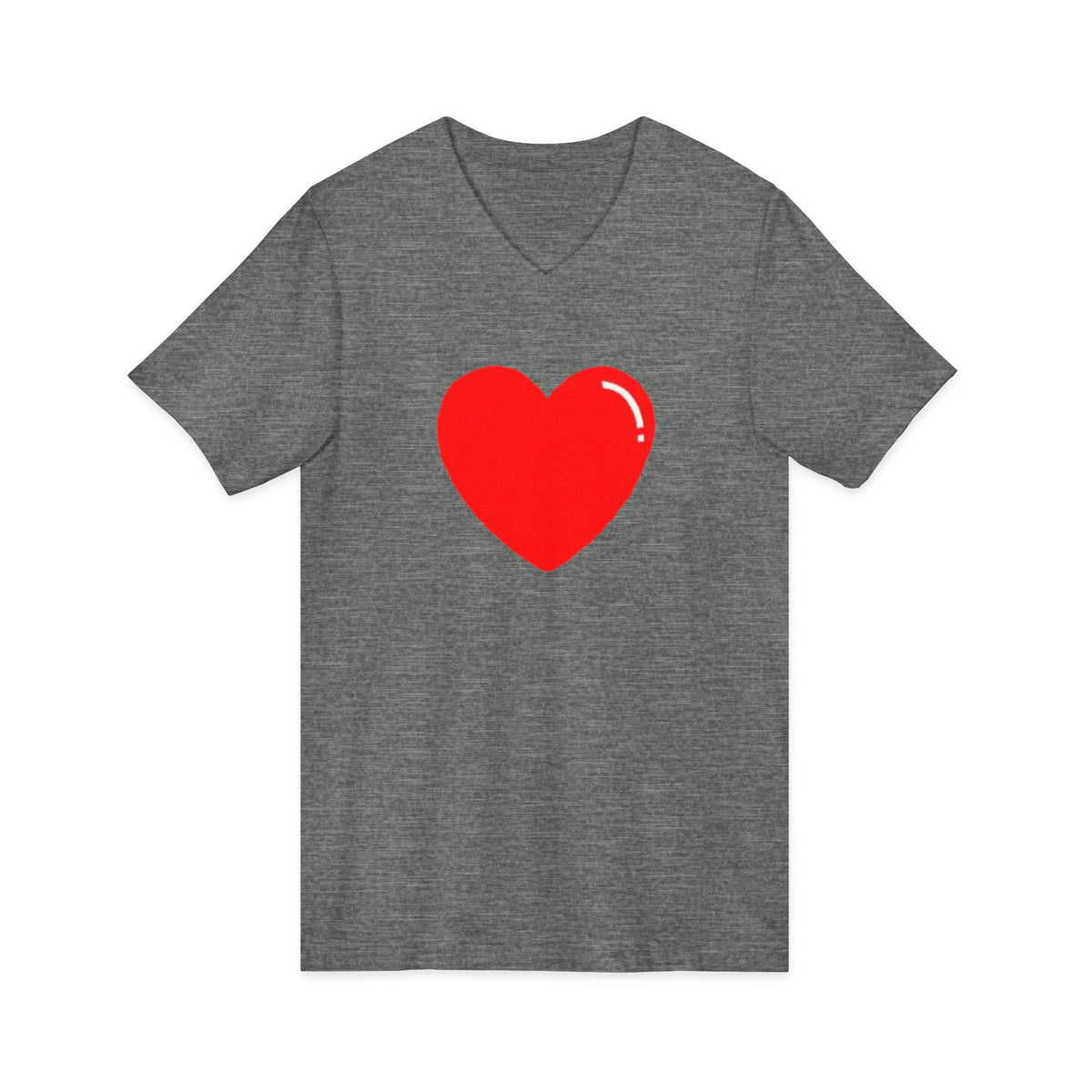 Unisex Jersey Short Sleeve V-Neck Tee