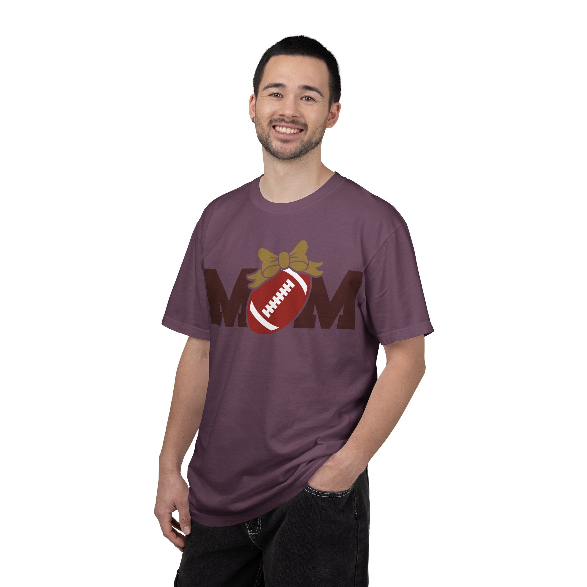 Garment-Dyed Football Mom Tee