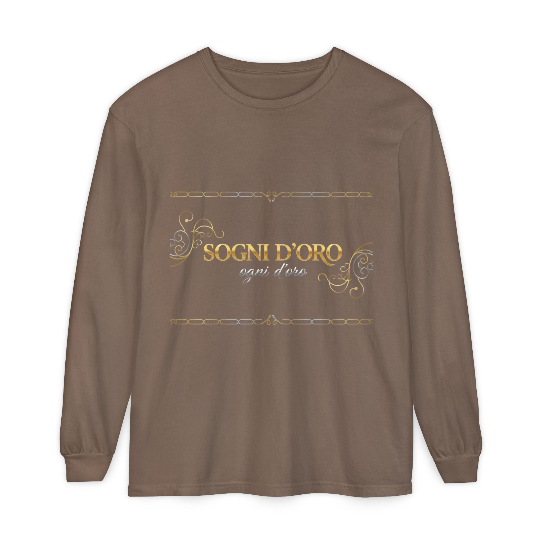 Garment-Dyed Cotton Long Sleeve
