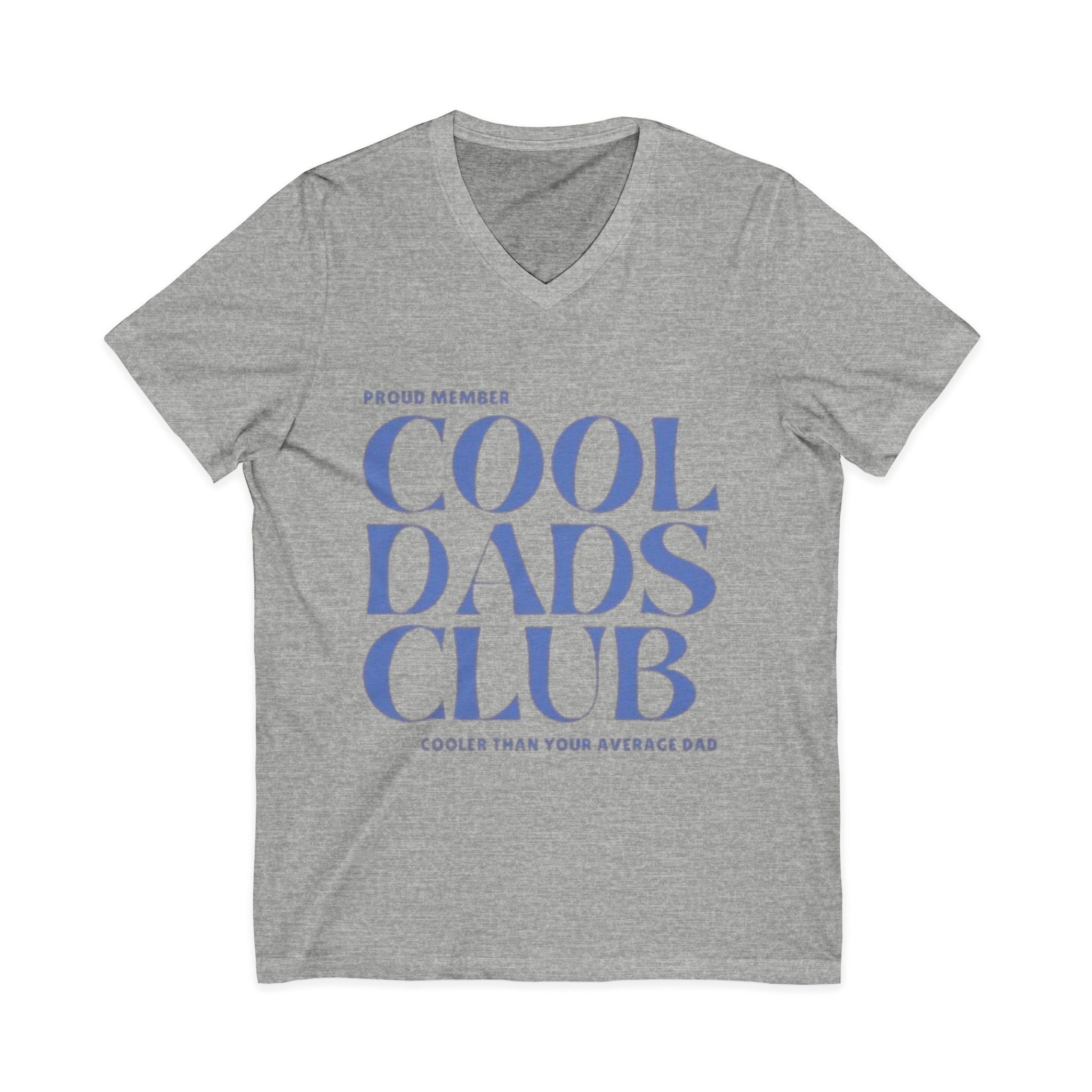 Cool Dads Club V-Neck Tee — Proud Member "Cooler Than Your Average Dad" Father's Day Shirt