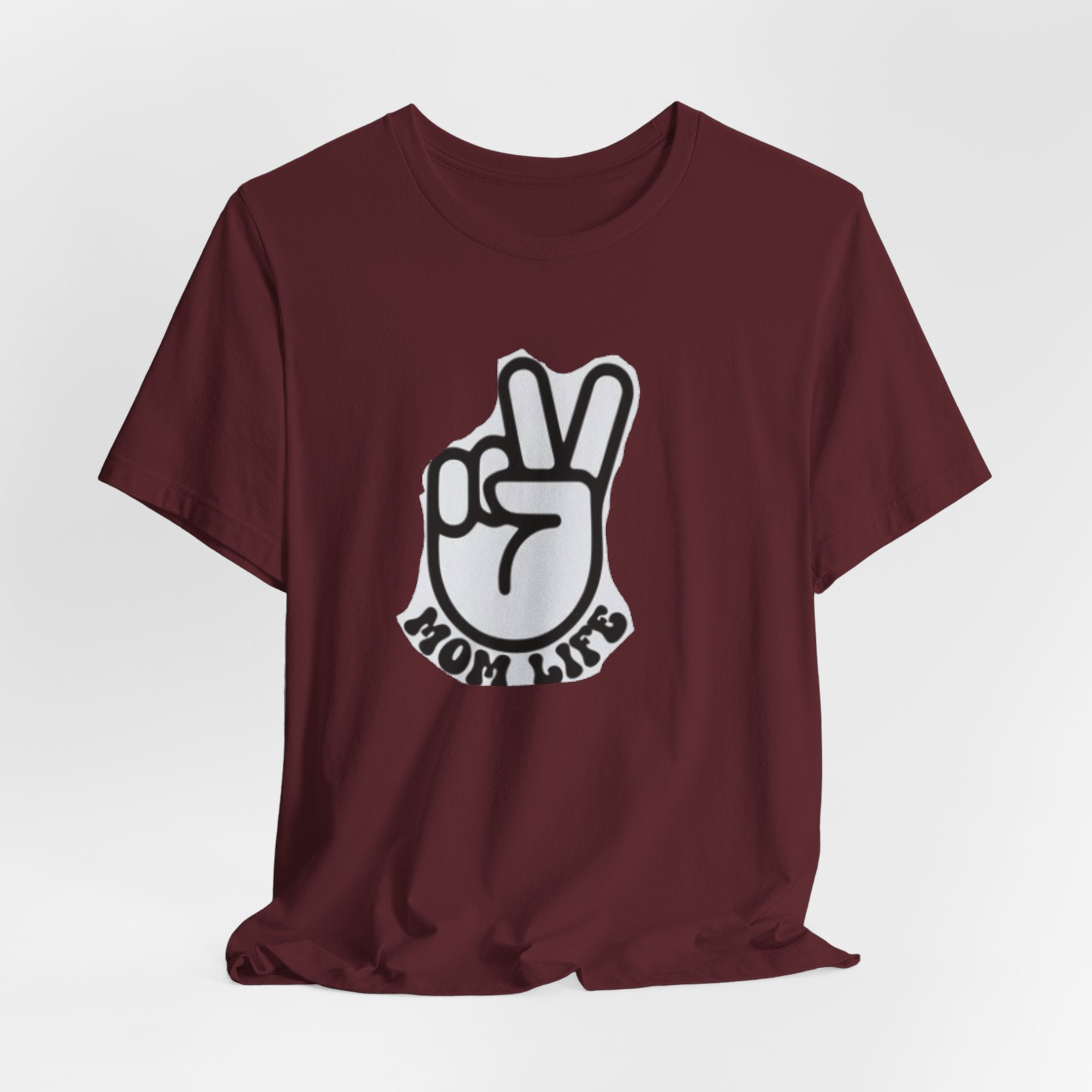Mom Life Peace Sign T-Shirt