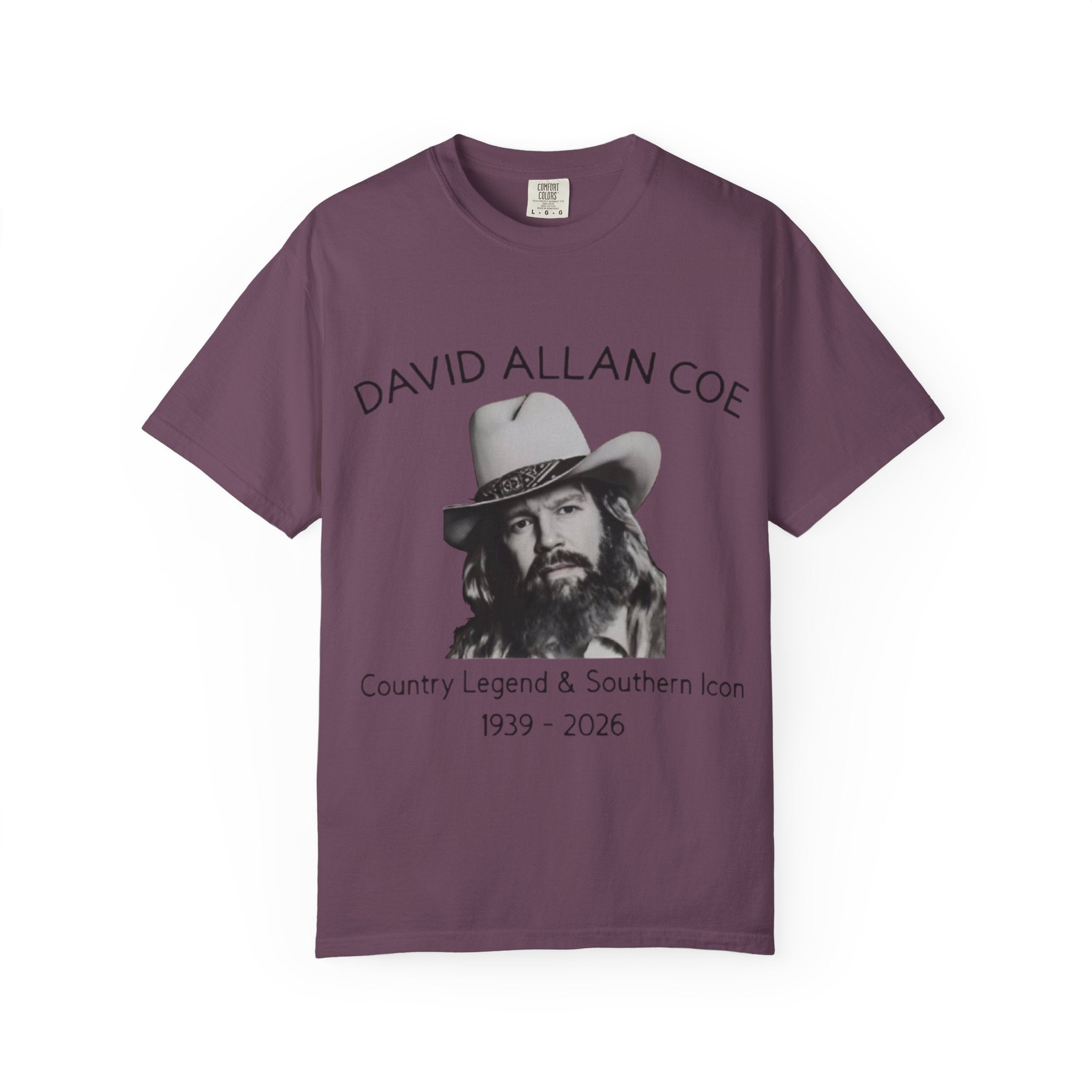 David Allan Coe Tribute T-Shirt – Country Legend Memorial