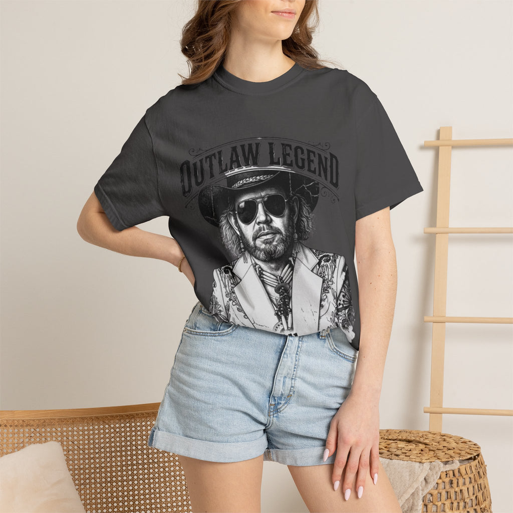 Outlaw Legend Tribute T-Shirt — David Allan Coe Memorial Graphic Tee