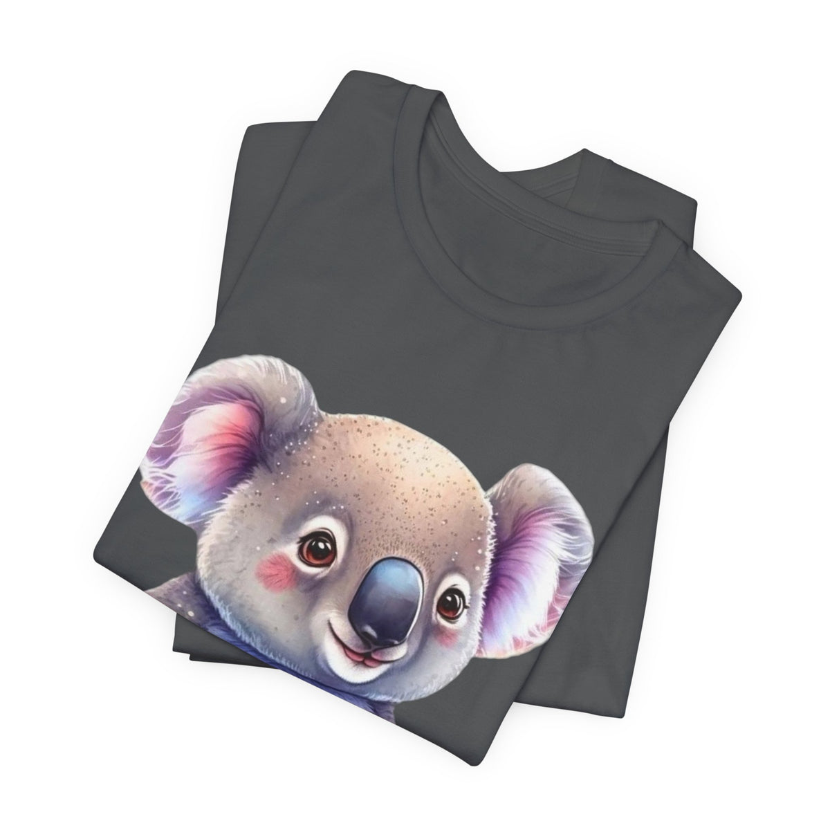 Cute Koala Graphic Tee — Adorable Baby Koala with Flowers T-Shirt