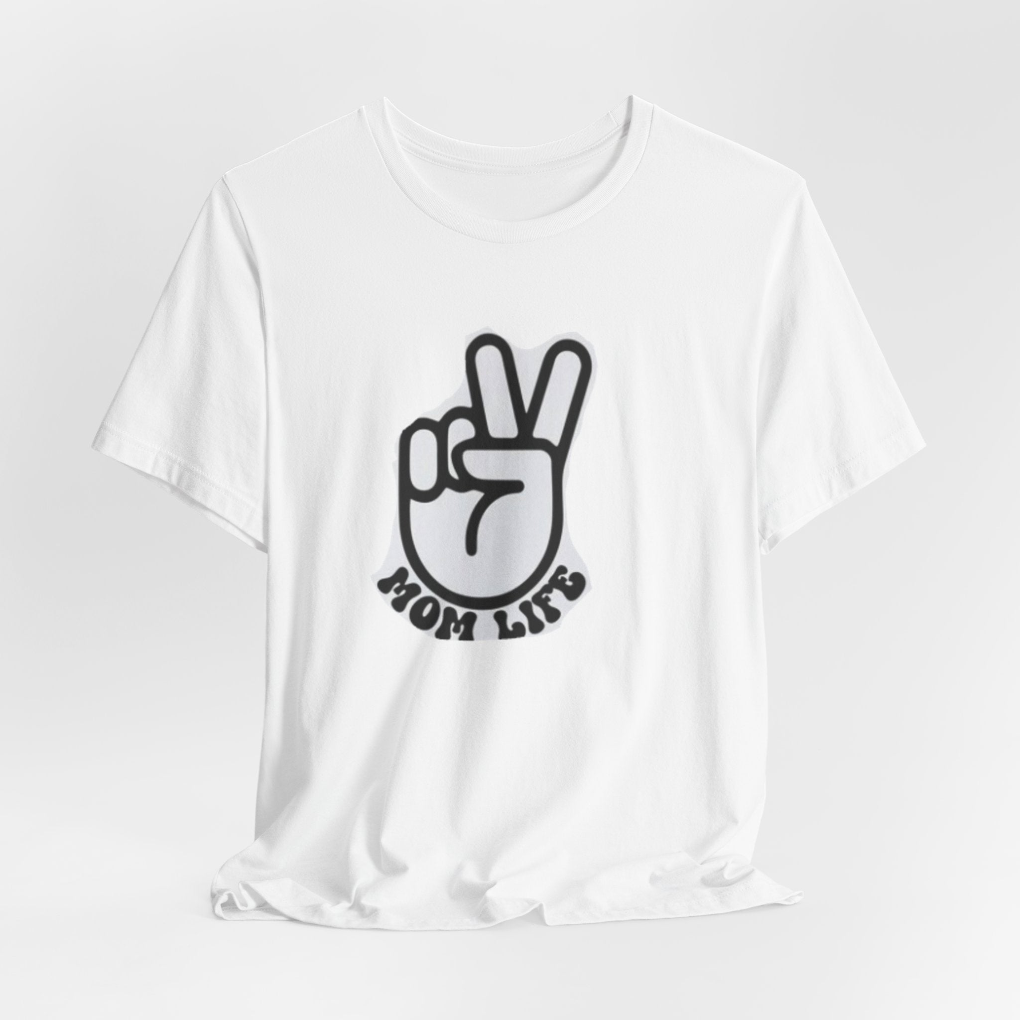 Mom Life Peace Sign T-Shirt