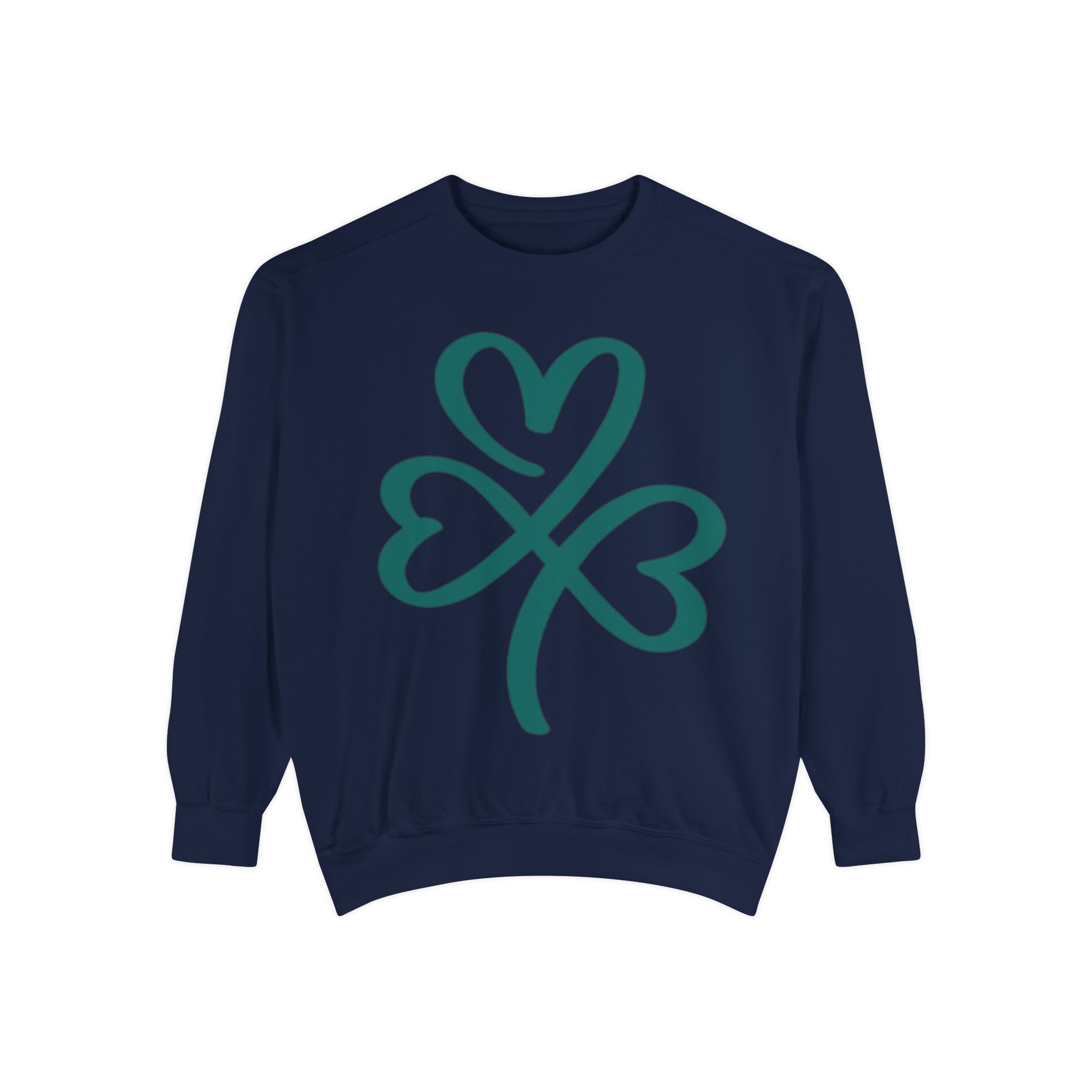 Heart Clover Cotton Sweatshirt