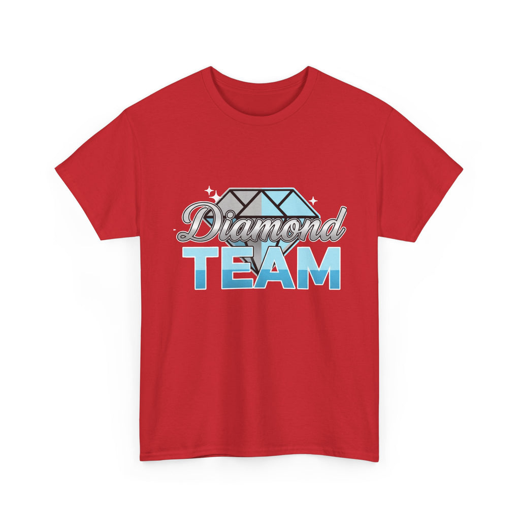 Diamond Team T-Shirt — Blue Gem Graphic Tee